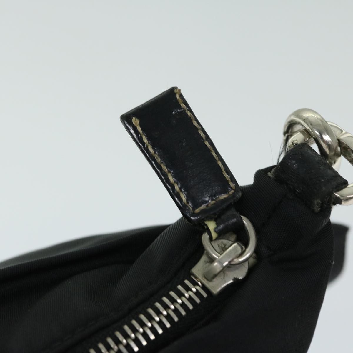 Prada Tessuto Black Canvas Shoulder Bag (Pre-Owned) Size ONE SIZE - 19 Thumbnail