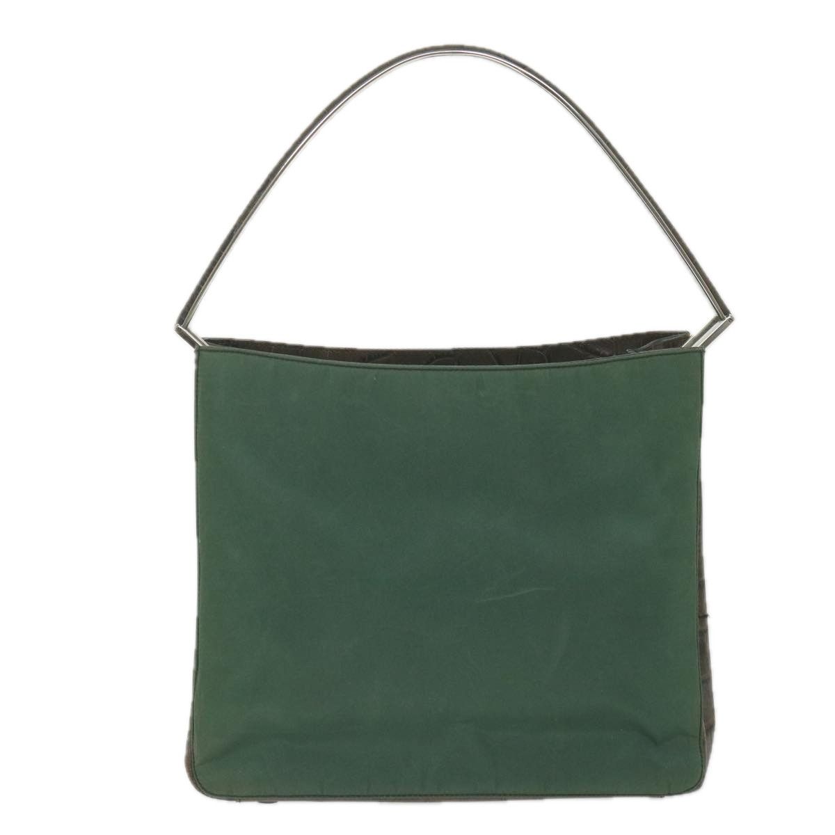 Prada Tessuto Green Synthetic Shoulder Bag (Pre-Owned) Size ONE SIZE - 2 Thumbnail