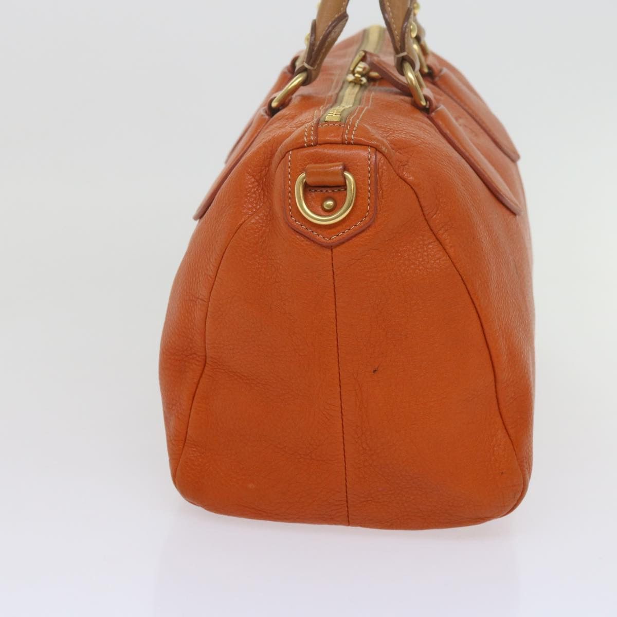 Prada Orange Leather Handbag (Pre-Owned) Size ONE SIZE - 9 Thumbnail