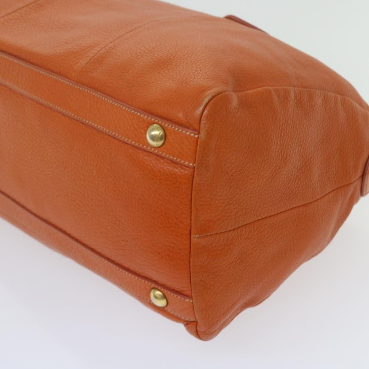 Prada Orange Leather Handbag (Pre-Owned) Size ONE SIZE - 15 Thumbnail