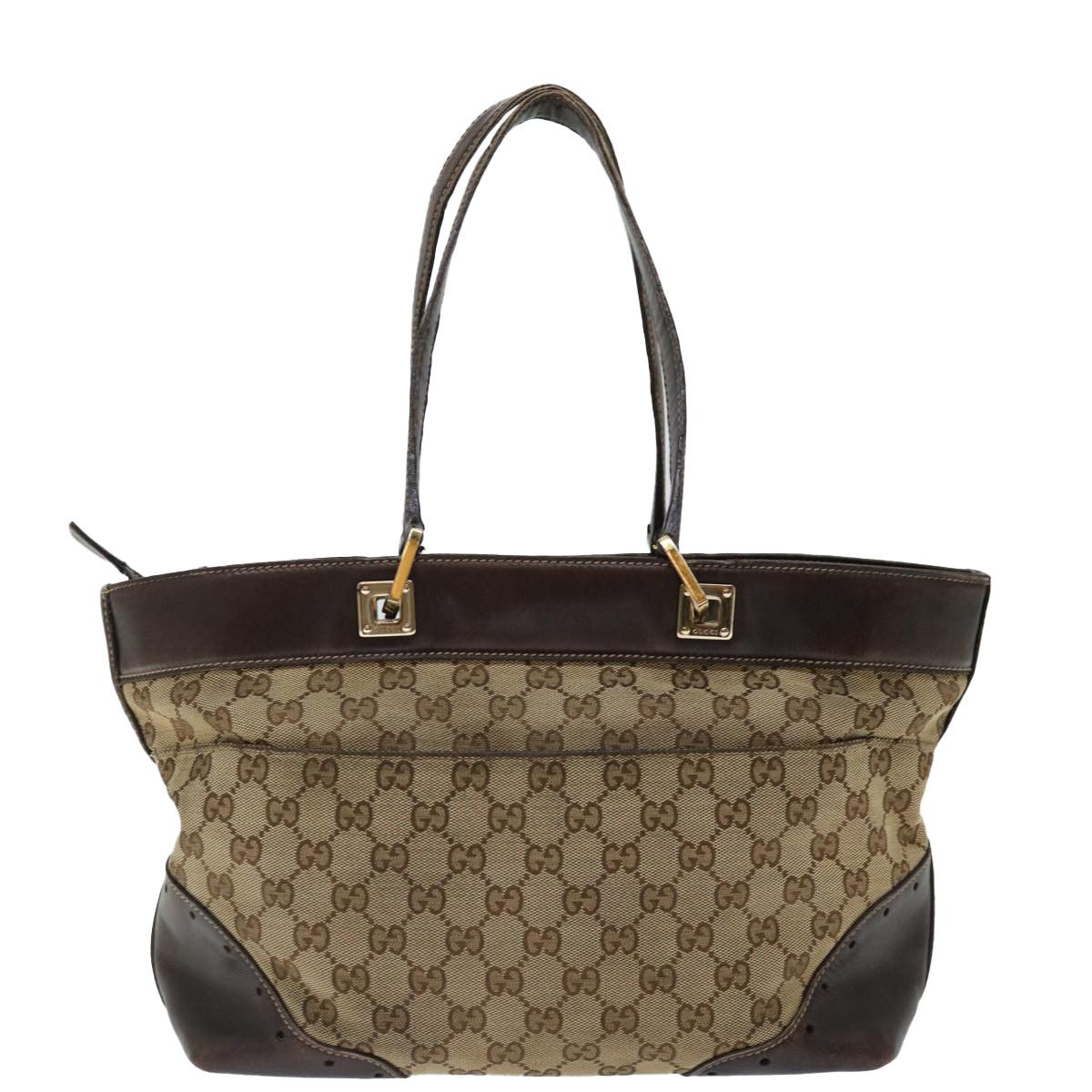 Gucci Gg Canvas Beige Canvas Tote Bag (Pre-Owned) Size ONE SIZE - 2 Thumbnail