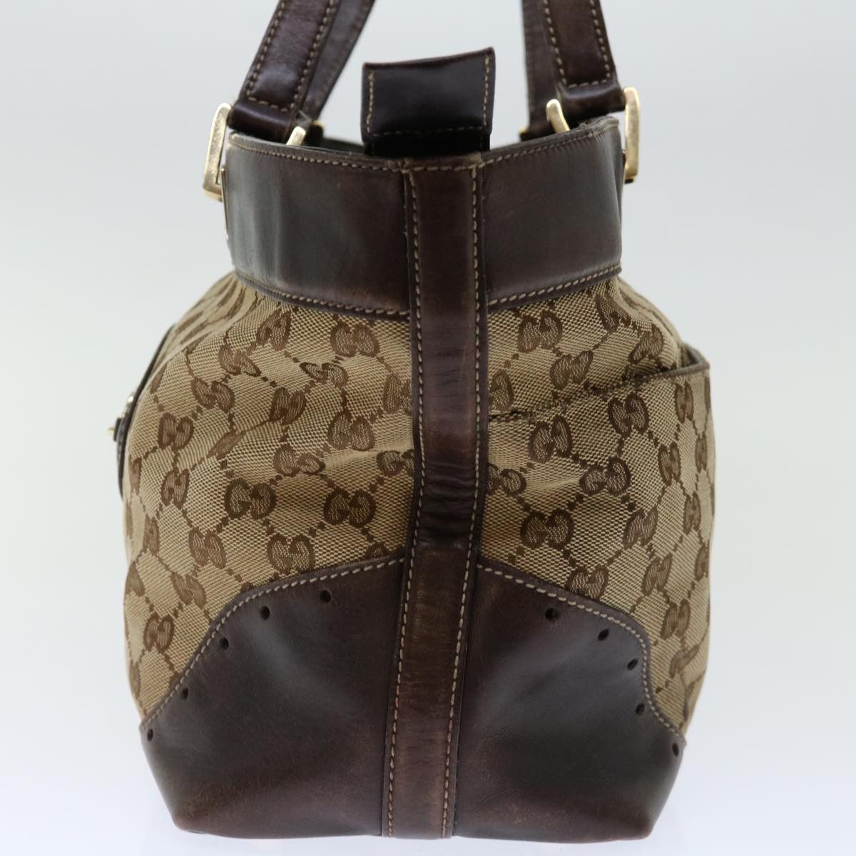 Gucci Gg Canvas Beige Canvas Tote Bag (Pre-Owned) Size ONE SIZE - 11 Thumbnail