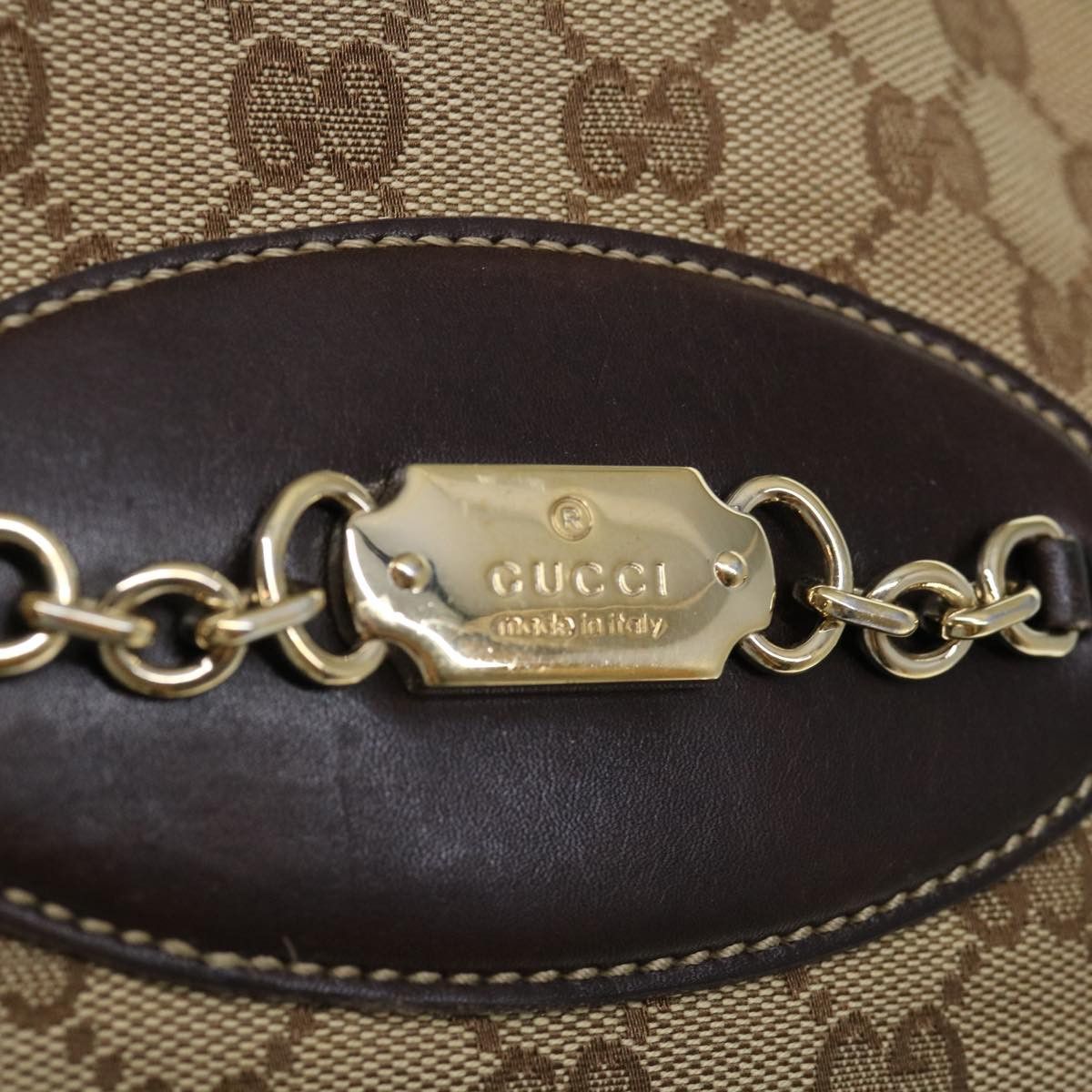 Gucci Gg Canvas Beige Canvas Tote Bag (Pre-Owned) Size ONE SIZE - 18 Thumbnail