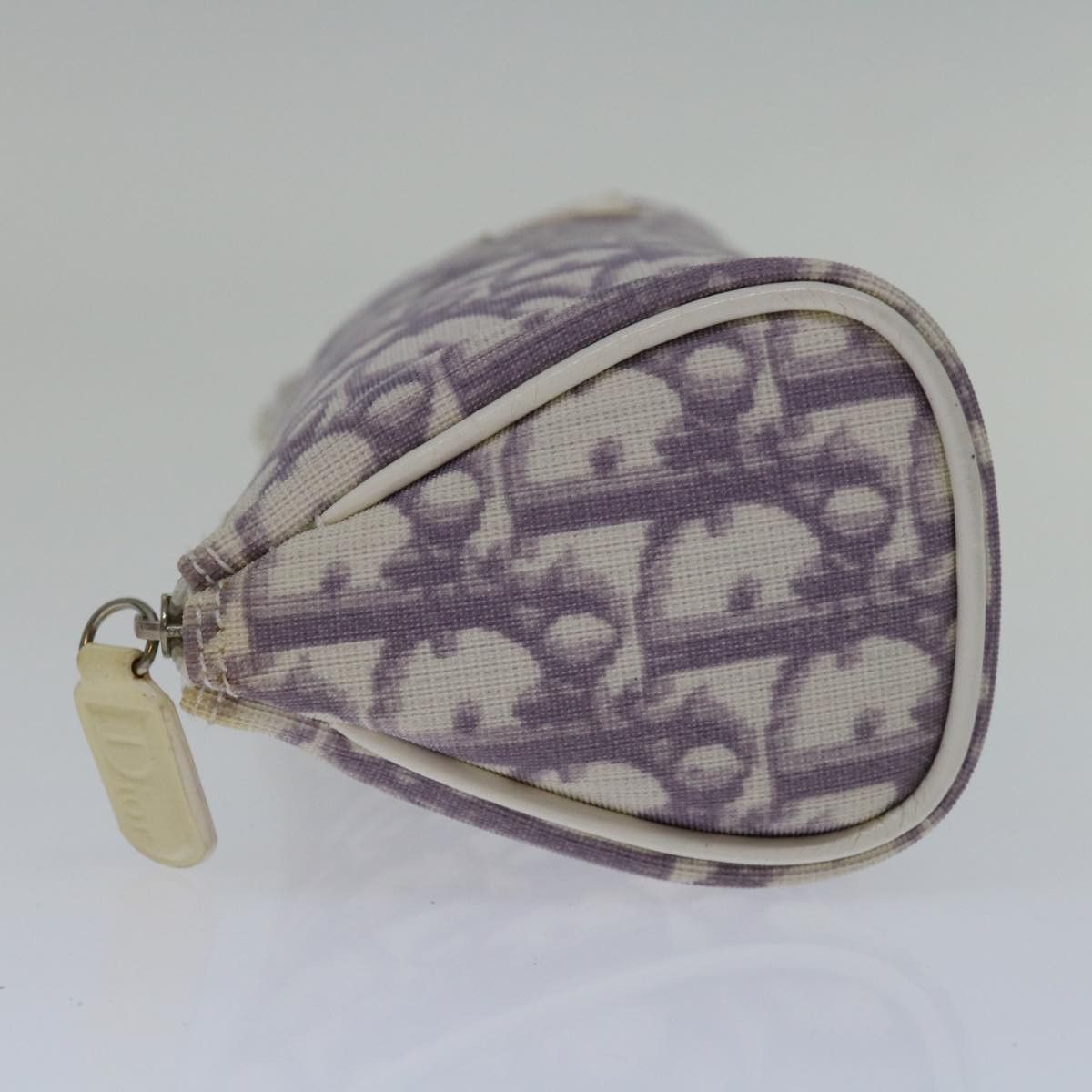 Dior Trotter Purple Canvas Clutch Bag (Pre-Owned) Size ONE SIZE - 4 Thumbnail