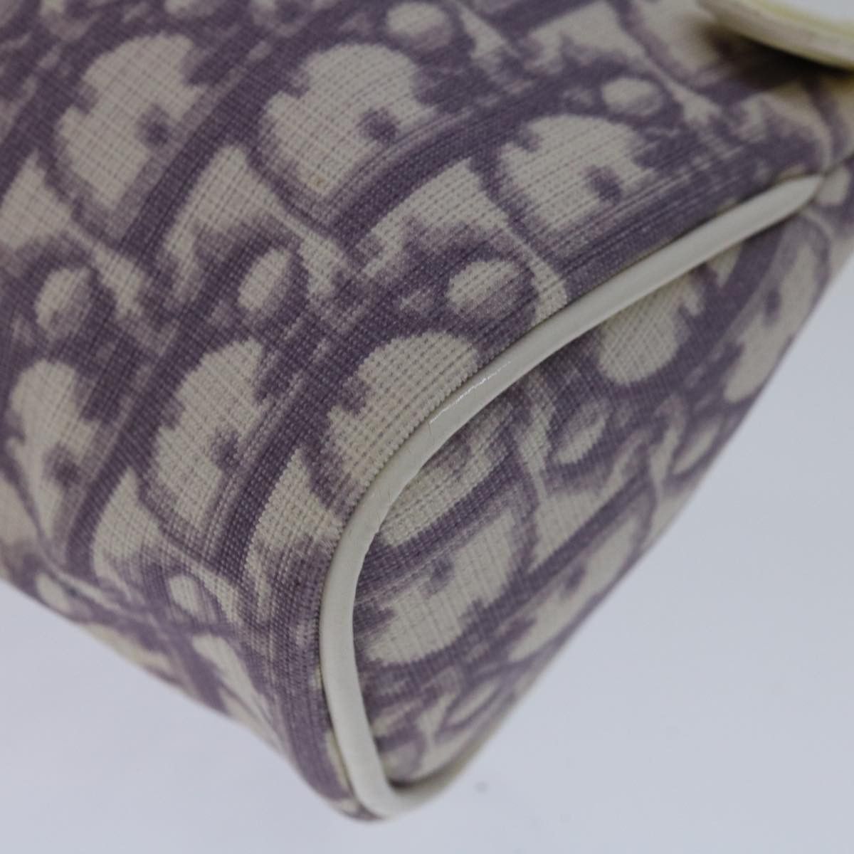 Dior Trotter Purple Canvas Clutch Bag (Pre-Owned) Size ONE SIZE - 13 Thumbnail
