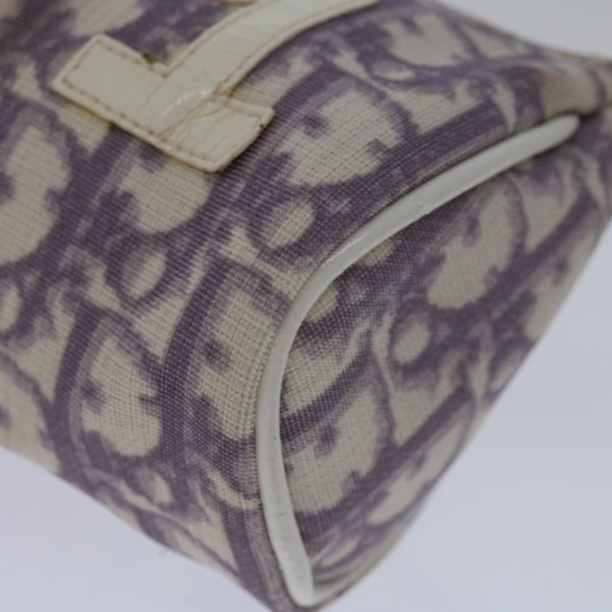 Dior Trotter Purple Canvas Clutch Bag (Pre-Owned) Size ONE SIZE - 11 Thumbnail