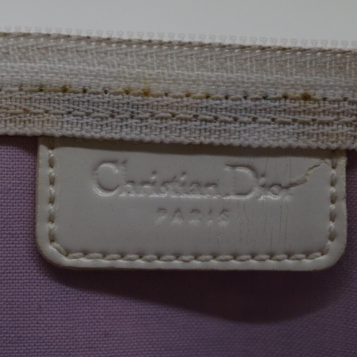 Dior Trotter Purple Canvas Clutch Bag (Pre-Owned) Size ONE SIZE - 7 Thumbnail