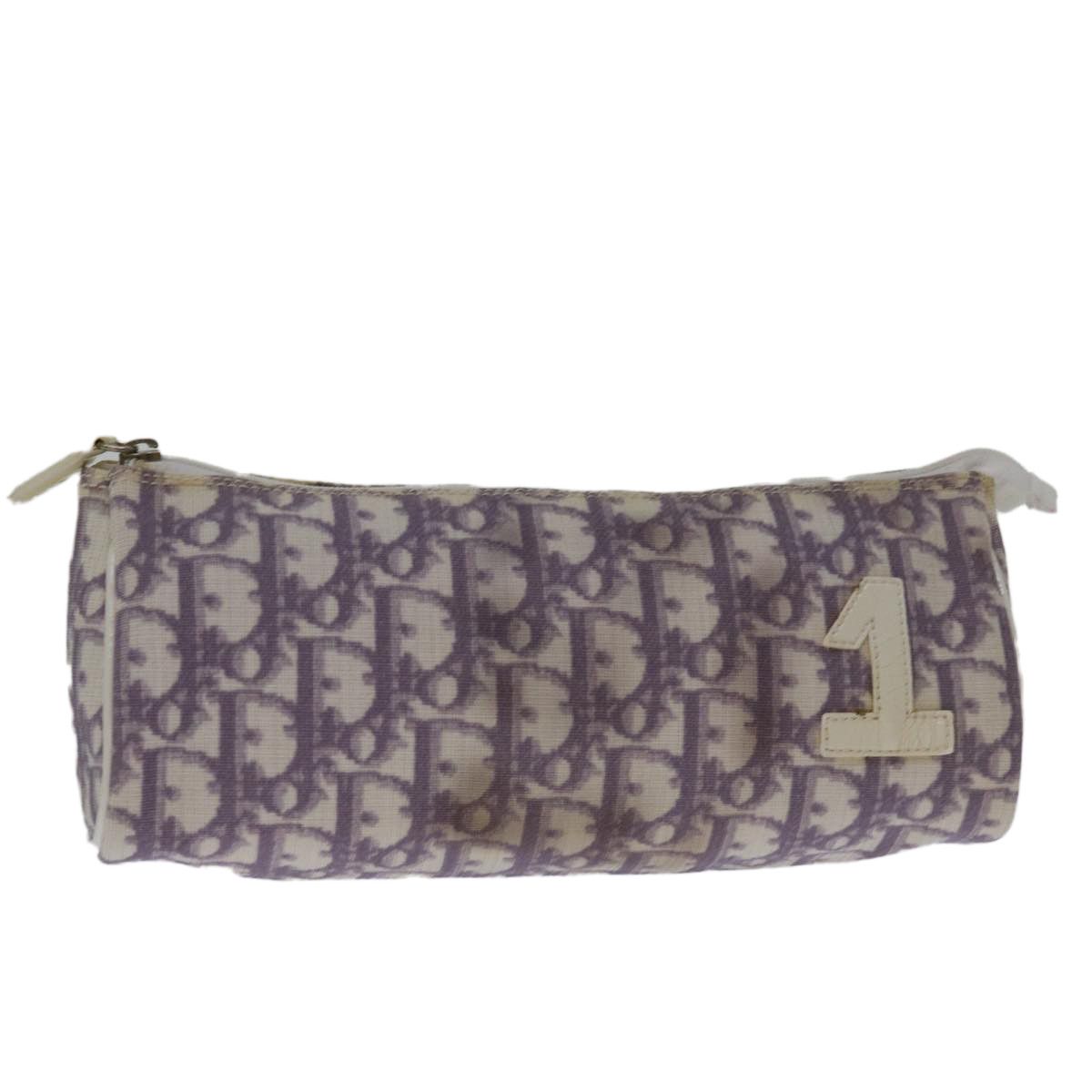 Dior Trotter Purple Canvas Clutch Bag (Pre-Owned) Size ONE SIZE - 14 Thumbnail