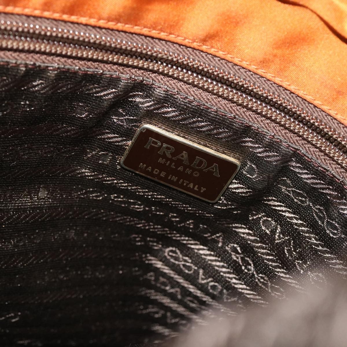 Prada Tessuto Brown Synthetic Tote Bag (Pre-Owned) Size ONE SIZE - 8 Thumbnail
