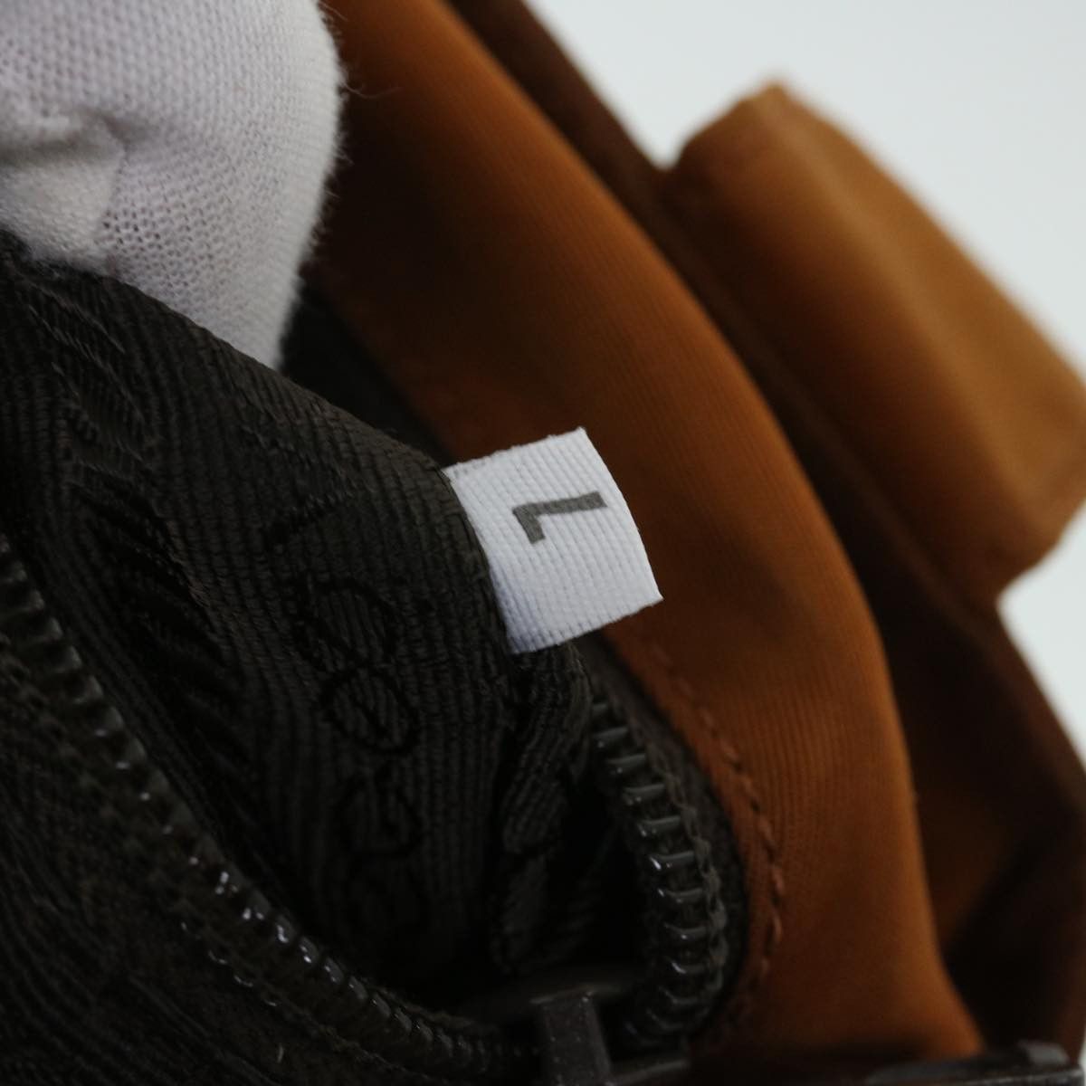 Prada Tessuto Brown Synthetic Tote Bag (Pre-Owned) Size ONE SIZE - 7 Thumbnail