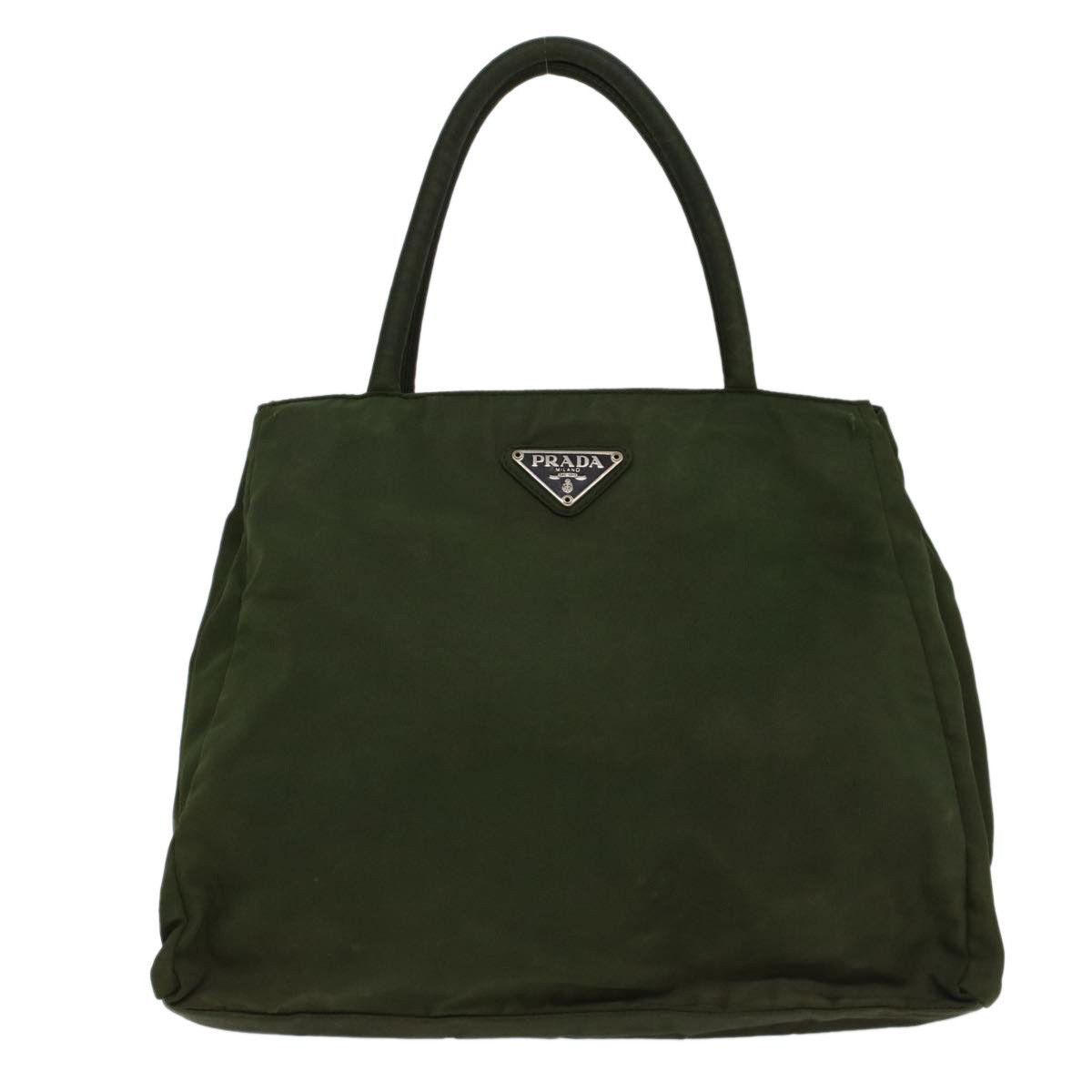 Prada Green Synthetic Handbag (Pre-Owned) Size ONE SIZE - 19 Thumbnail