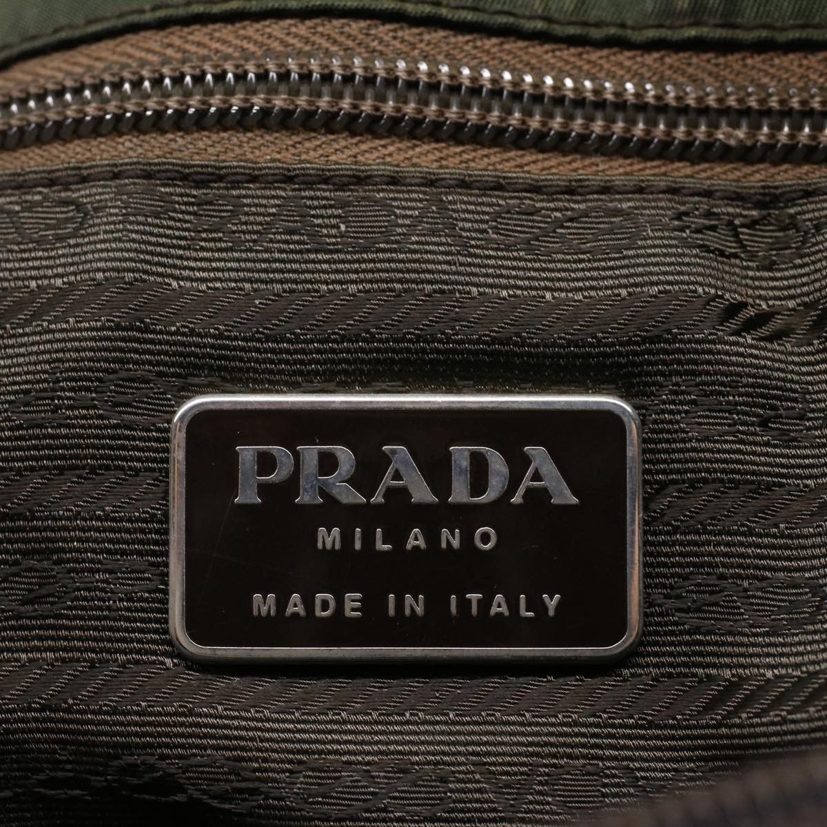 Prada Green Synthetic Handbag (Pre-Owned) Size ONE SIZE - 17 Thumbnail