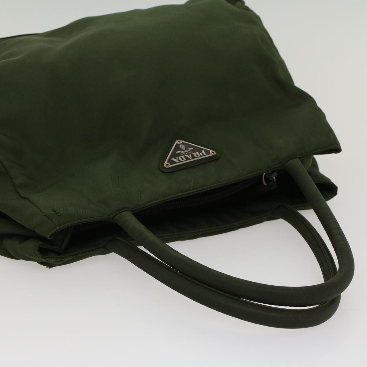 Prada Green Synthetic Handbag (Pre-Owned) Size ONE SIZE - 10 Thumbnail