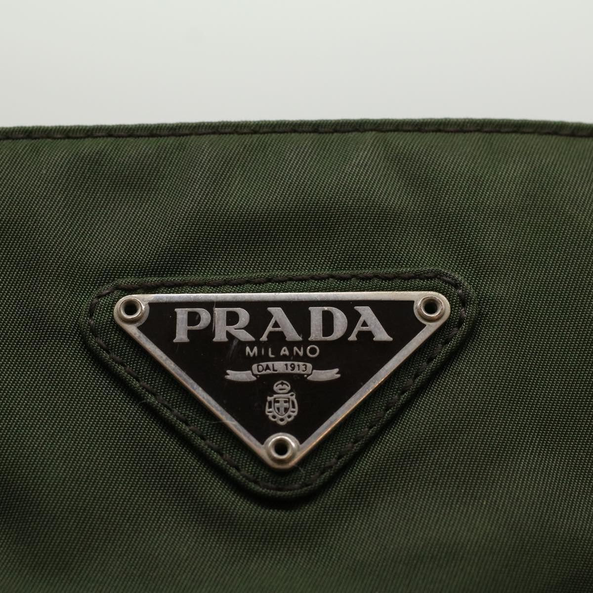 Prada Green Synthetic Handbag (Pre-Owned) Size ONE SIZE - 16 Thumbnail