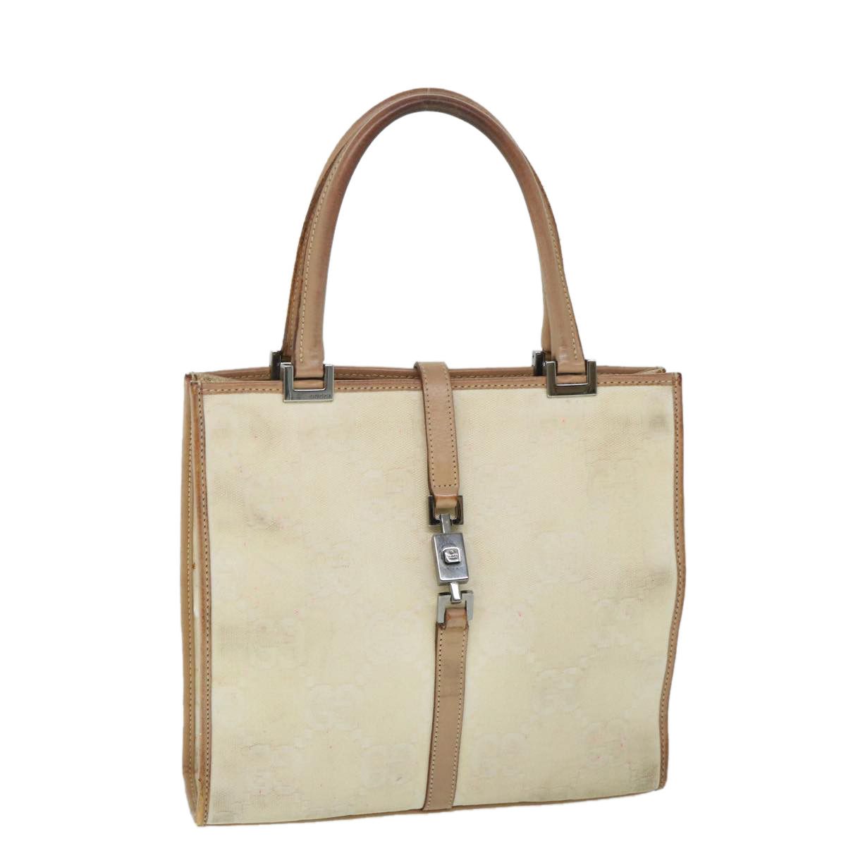 Gucci Gg Canvas Beige Canvas Handbag (Pre-Owned) Size ONE SIZE - 17 Thumbnail