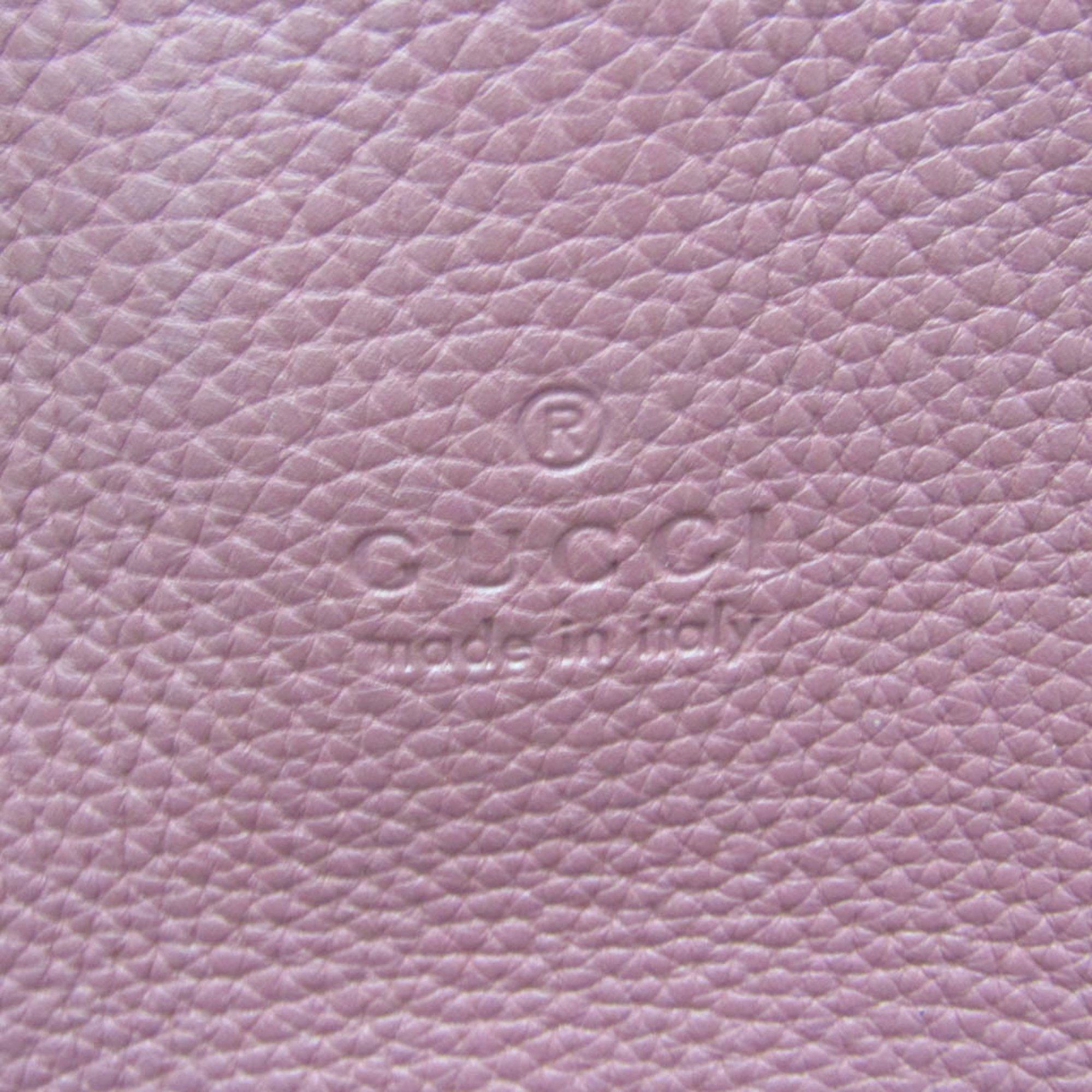 Gucci Bamboo Pink Leather Tote Bag (Pre-Owned) Size ONE SIZE - 11 Thumbnail