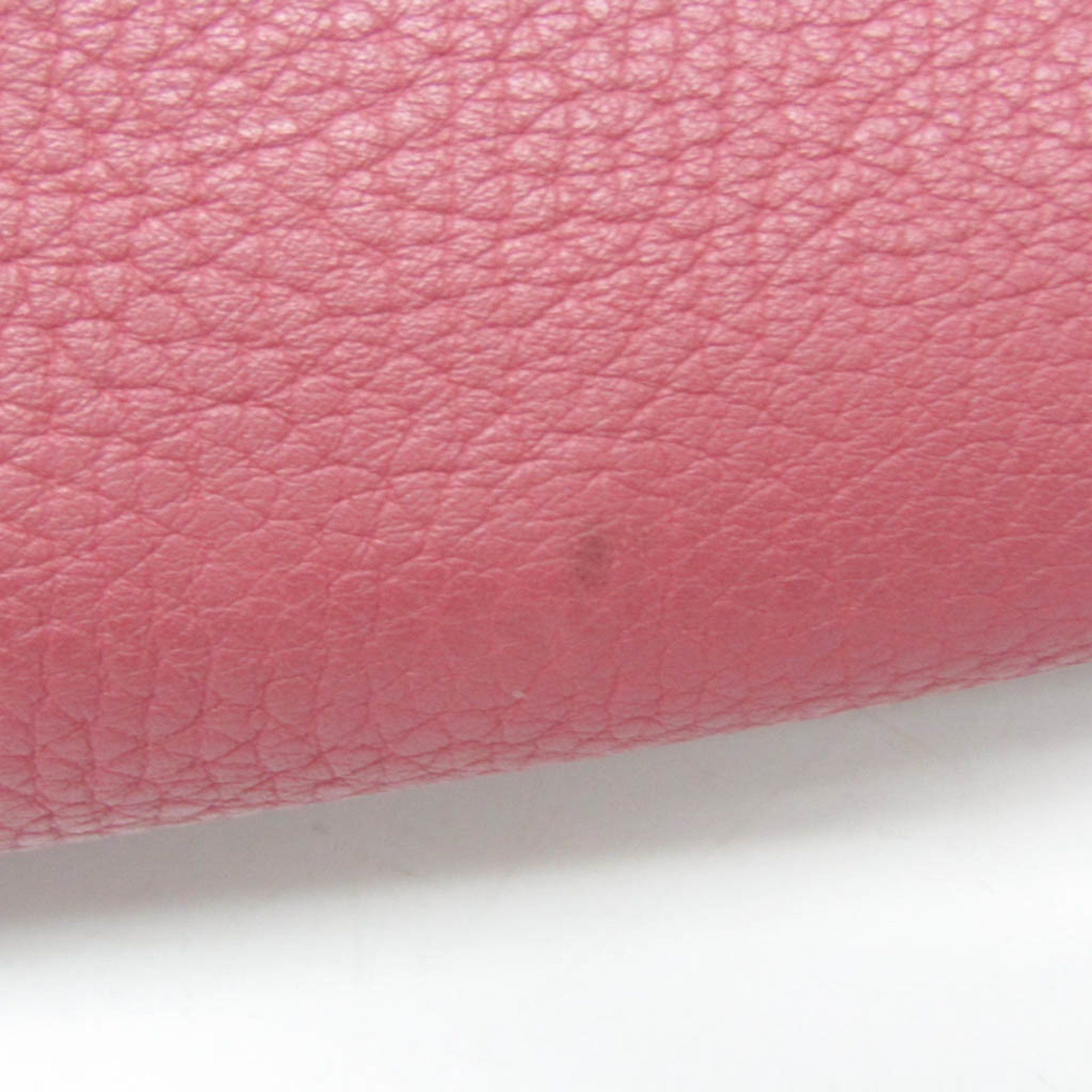 Gucci Bamboo Pink Leather Tote Bag (Pre-Owned) Size ONE SIZE - 15 Thumbnail