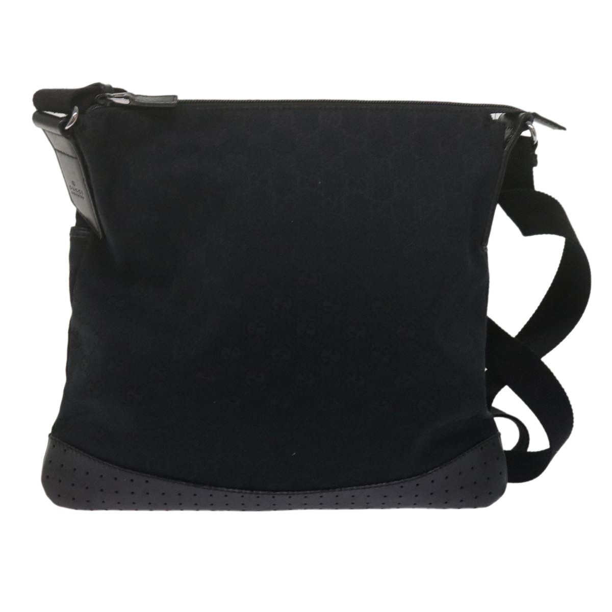 Gucci Black Canvas Shoulder Bag (Pre-Owned) Size ONE SIZE - 2 Thumbnail