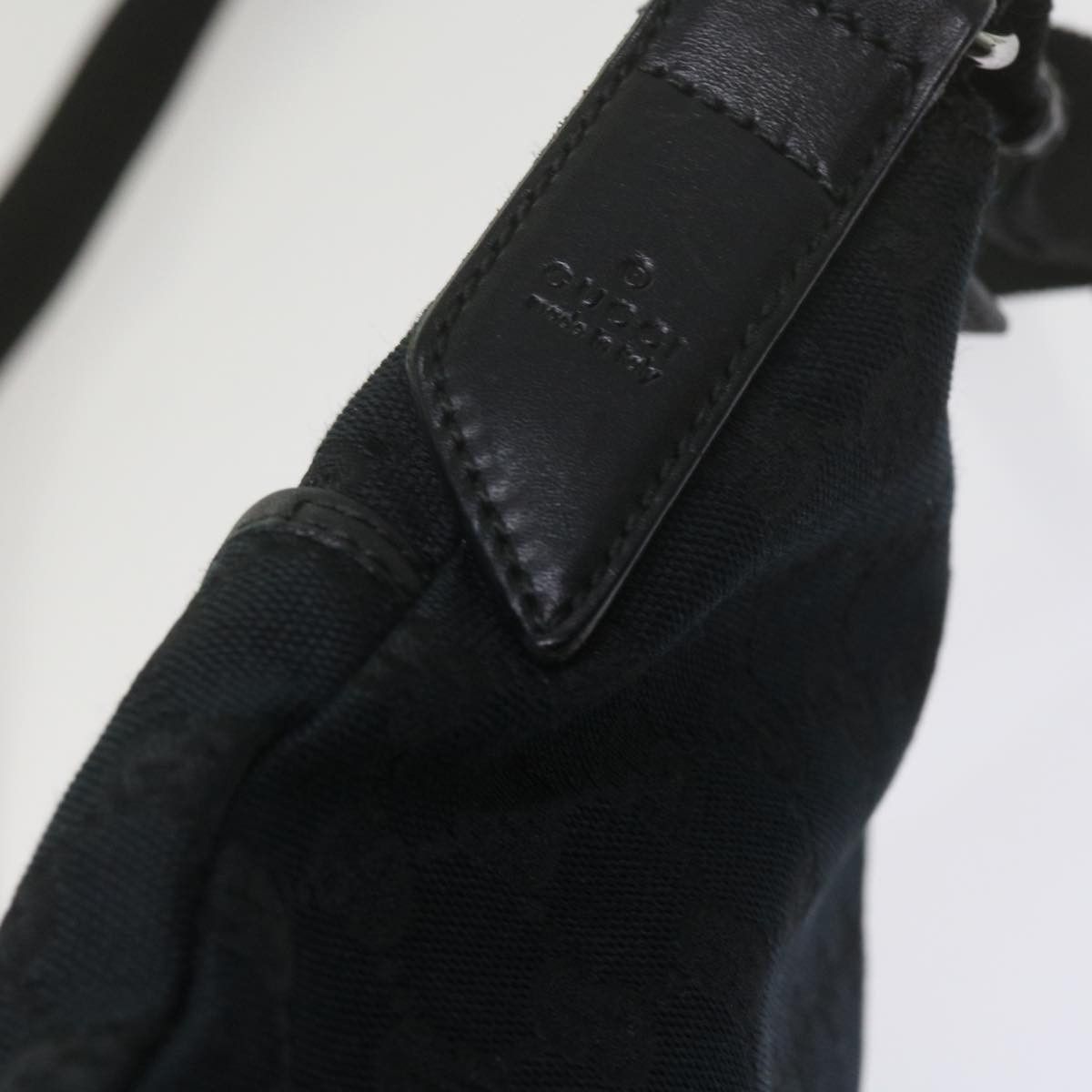 Gucci Black Canvas Shoulder Bag (Pre-Owned) Size ONE SIZE - 16 Thumbnail