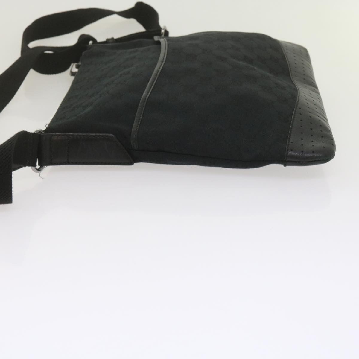 Gucci Black Canvas Shoulder Bag (Pre-Owned) Size ONE SIZE - 9 Thumbnail