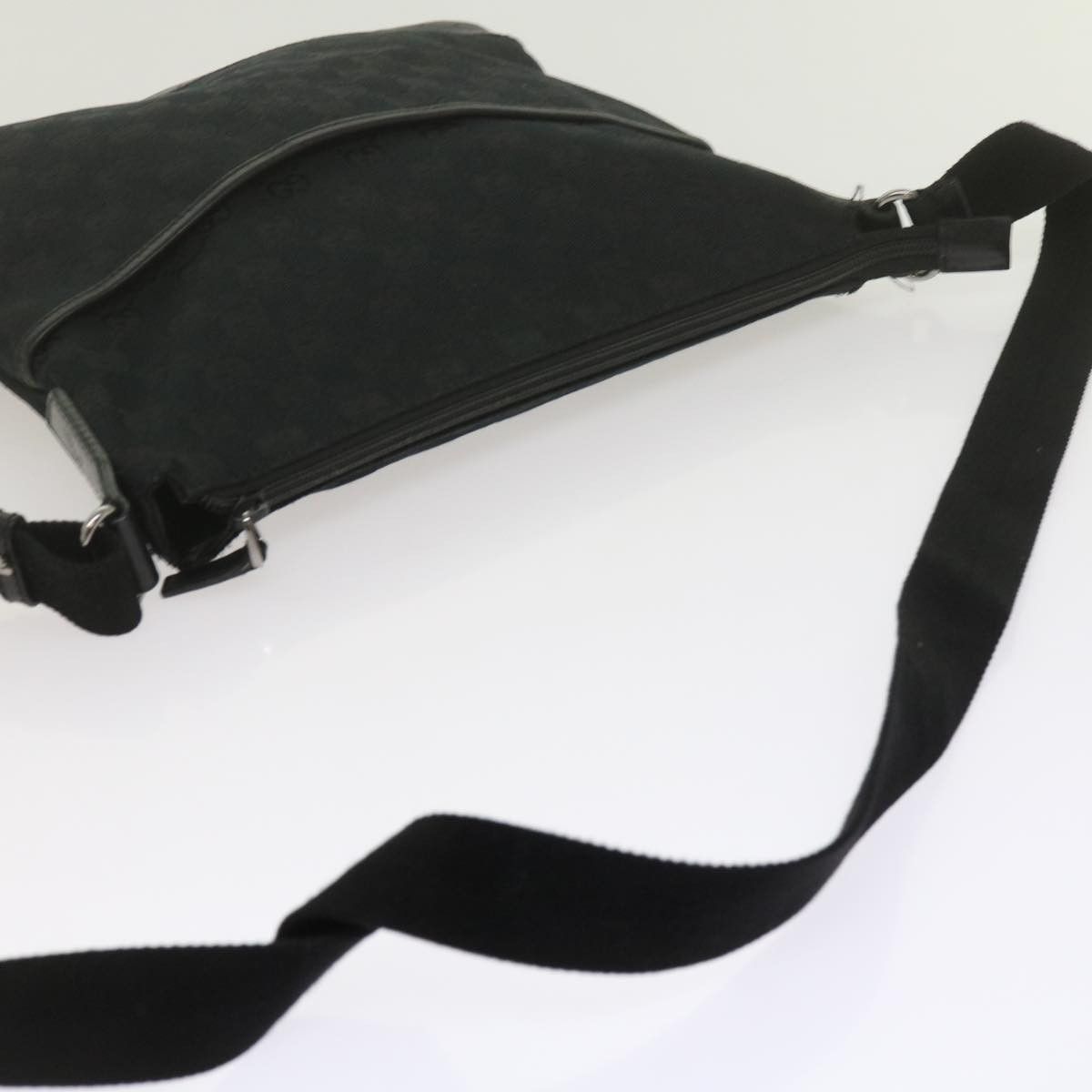 Gucci Black Canvas Shoulder Bag (Pre-Owned) Size ONE SIZE - 4 Thumbnail