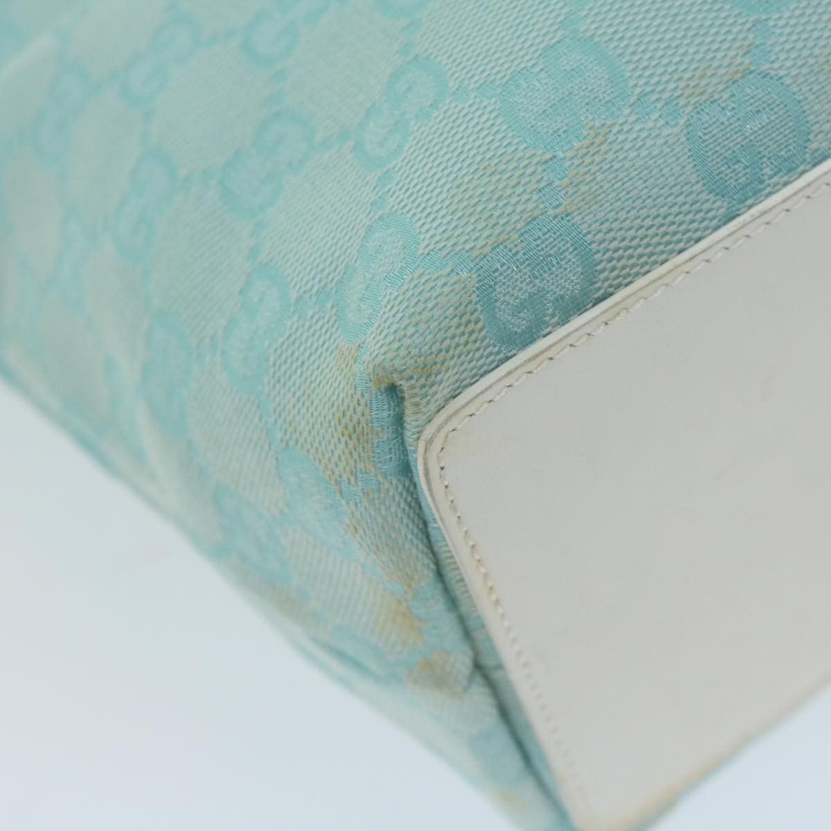 Gucci Gg Canvas Blue Canvas Tote Bag (Pre-Owned) Size ONE SIZE - 17 Thumbnail