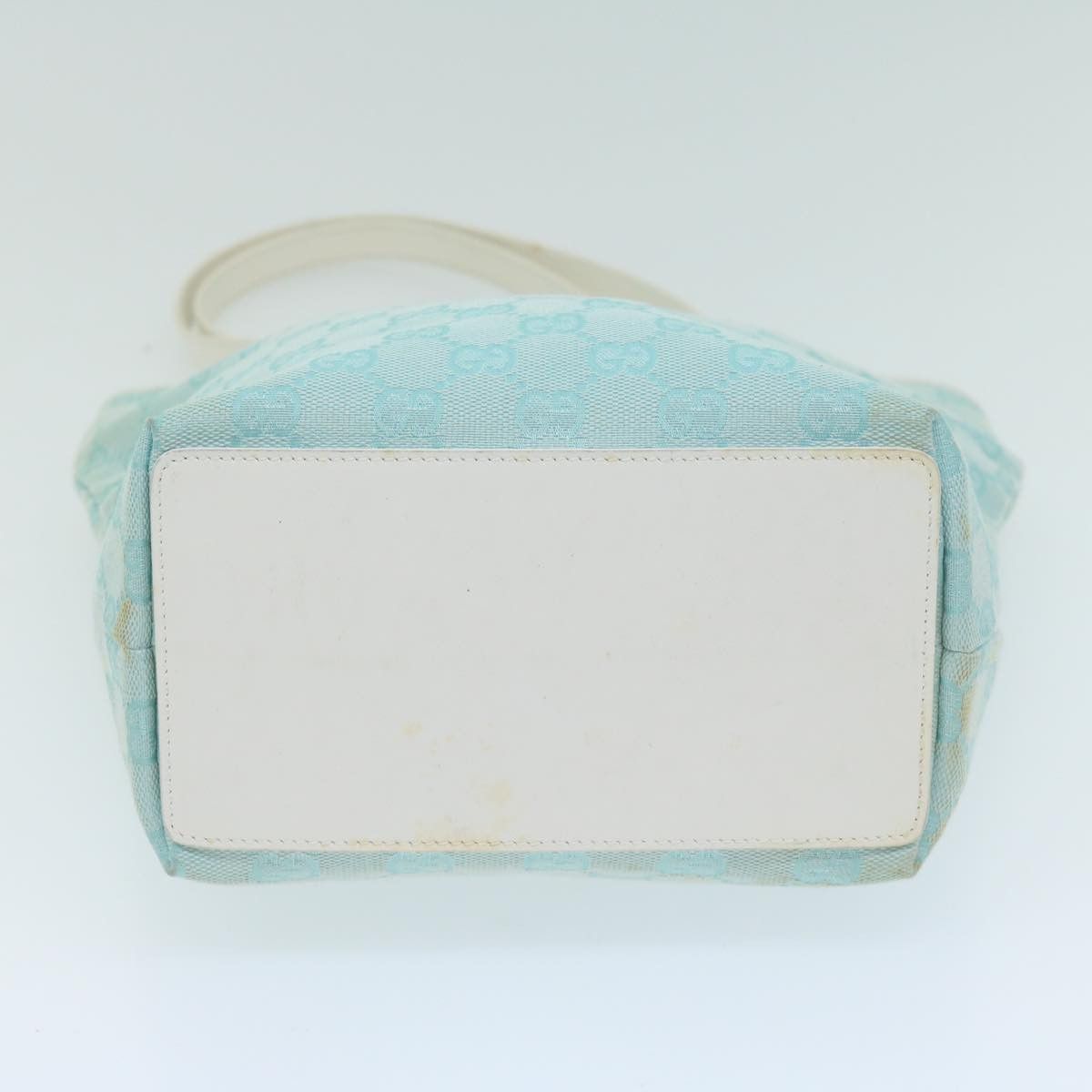 Gucci Gg Canvas Blue Canvas Tote Bag (Pre-Owned) Size ONE SIZE - 3 Thumbnail