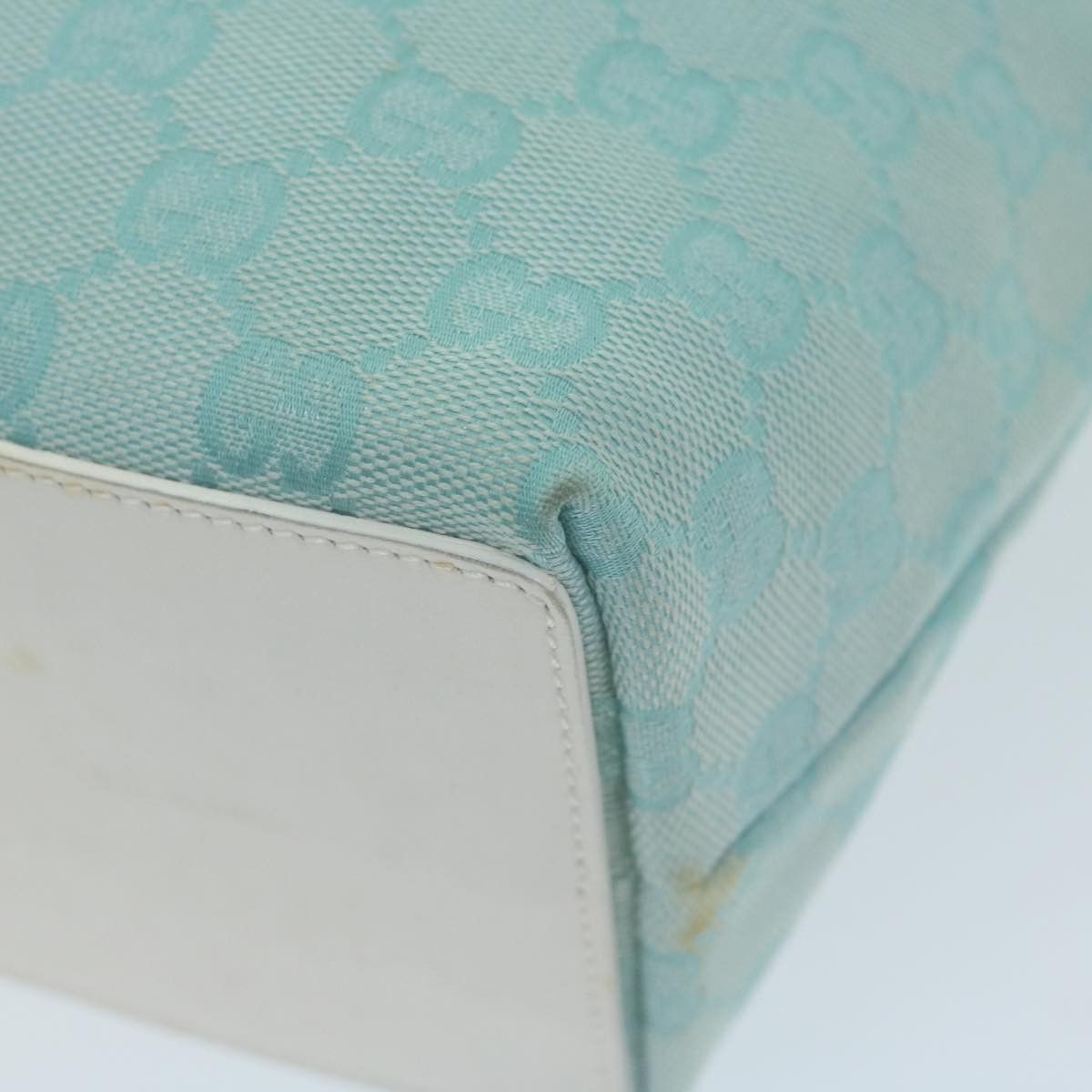 Gucci Gg Canvas Blue Canvas Tote Bag (Pre-Owned) Size ONE SIZE - 16 Thumbnail