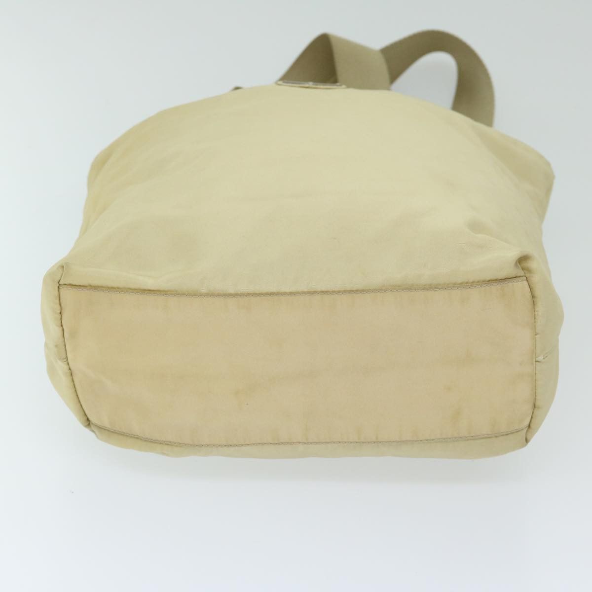Prada Tessuto Beige Synthetic Shoulder Bag (Pre-Owned) Size ONE SIZE - 3 Thumbnail