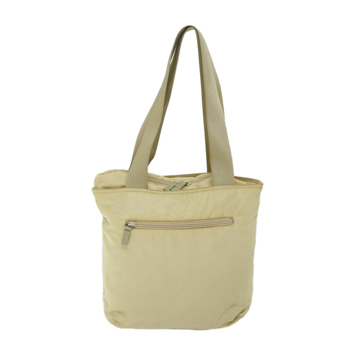 Prada Tessuto Beige Synthetic Shoulder Bag (Pre-Owned) Size ONE SIZE - 2 Thumbnail