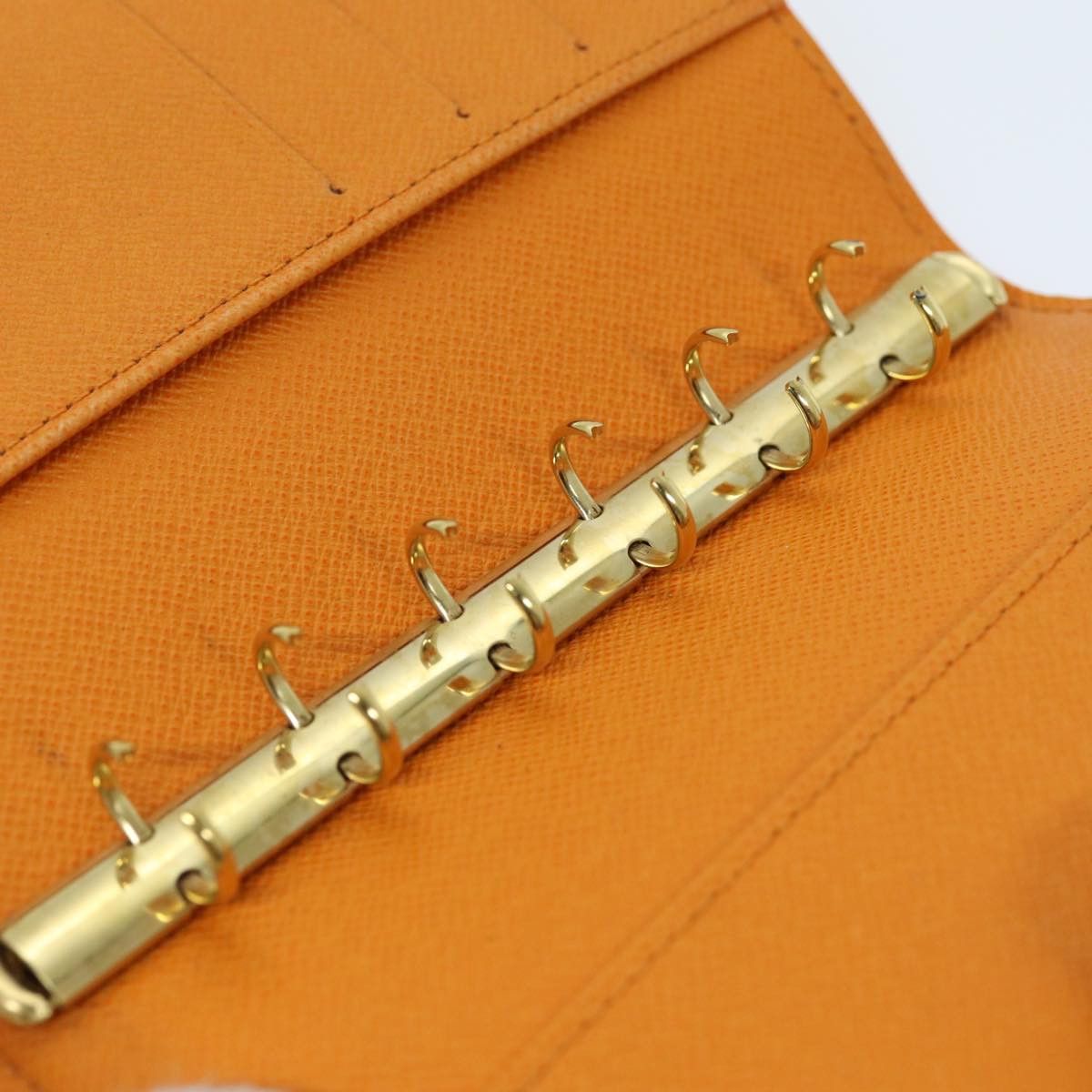 Louis Vuitton Agenda Cover Orange Leather Wallet (Pre-Owned) Size ONE SIZE - 18 Thumbnail
