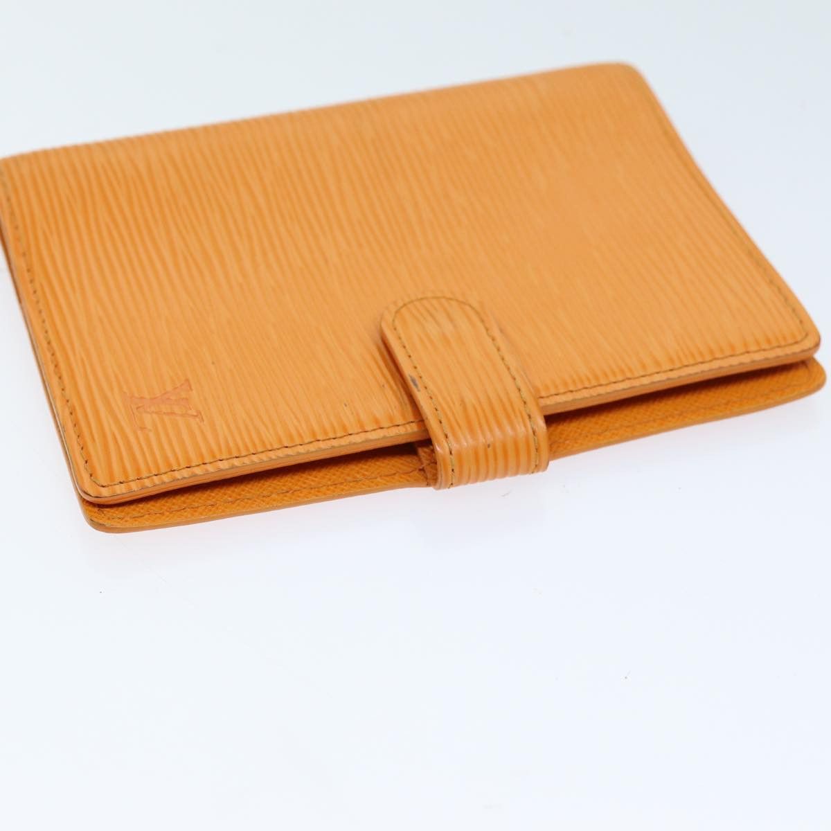 Louis Vuitton Agenda Cover Orange Leather Wallet (Pre-Owned) Size ONE SIZE - 4 Thumbnail