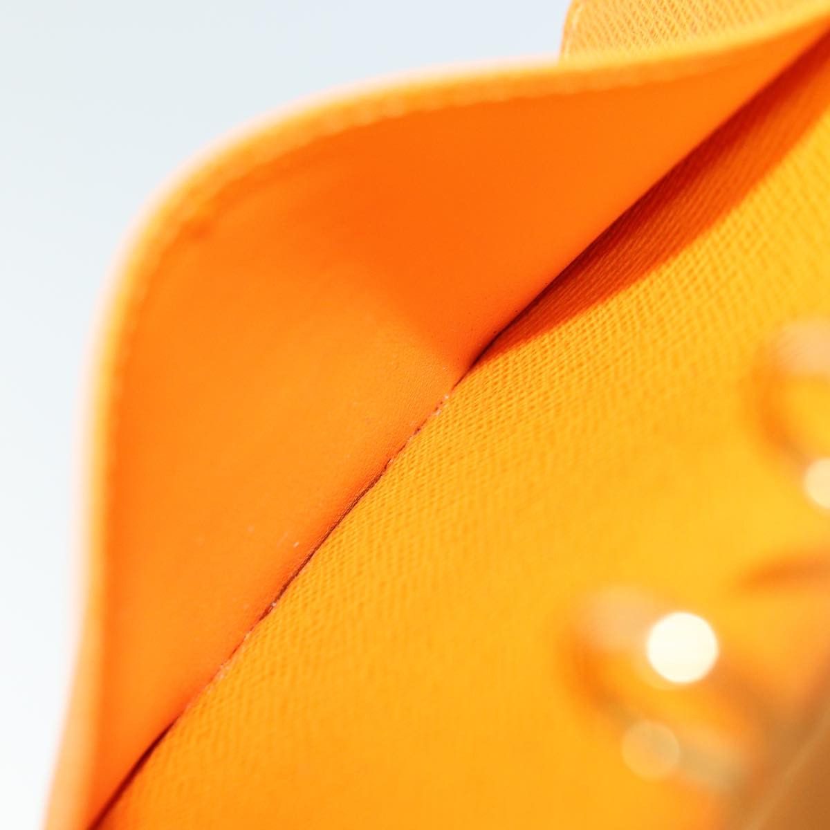 Louis Vuitton Agenda Cover Orange Leather Wallet (Pre-Owned) Size ONE SIZE - 19 Thumbnail
