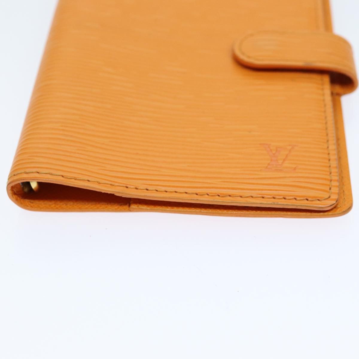 Louis Vuitton Agenda Cover Orange Leather Wallet (Pre-Owned) Size ONE SIZE - 10 Thumbnail