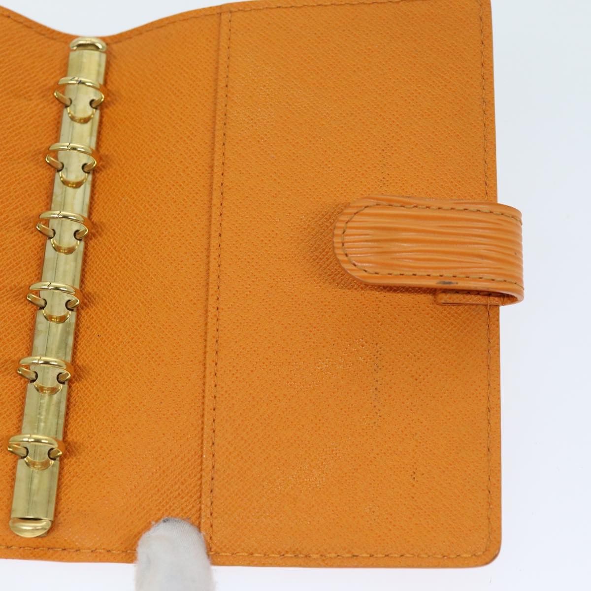 Louis Vuitton Agenda Cover Orange Leather Wallet (Pre-Owned) Size ONE SIZE - 8 Thumbnail