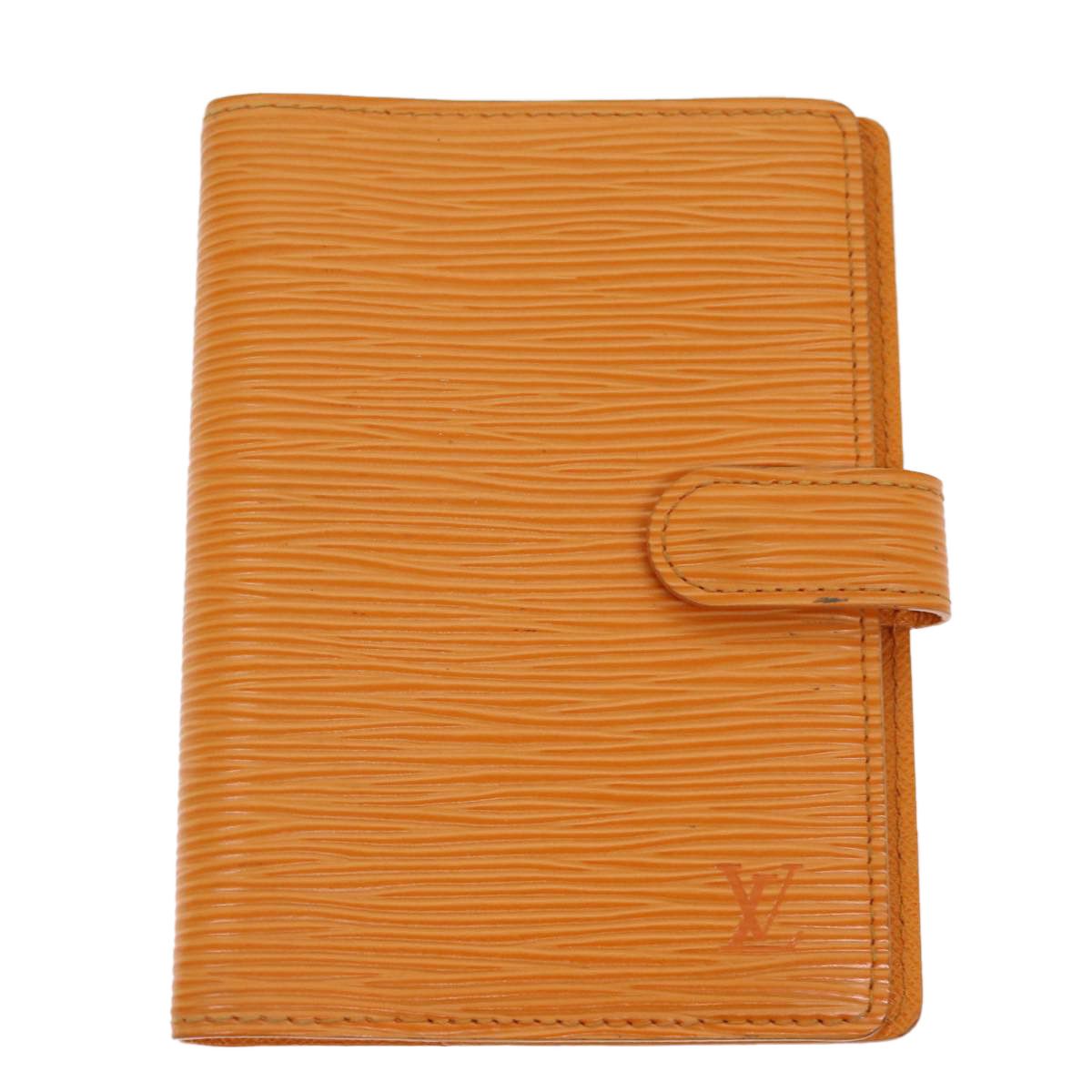 Louis Vuitton Agenda Cover Orange Leather Wallet (Pre-Owned) Size ONE SIZE - 17 Thumbnail
