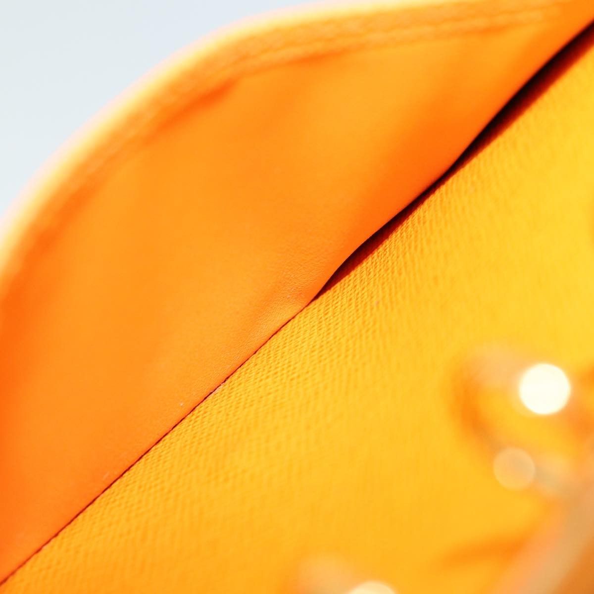 Louis Vuitton Agenda Cover Orange Leather Wallet (Pre-Owned) Size ONE SIZE - 9 Thumbnail