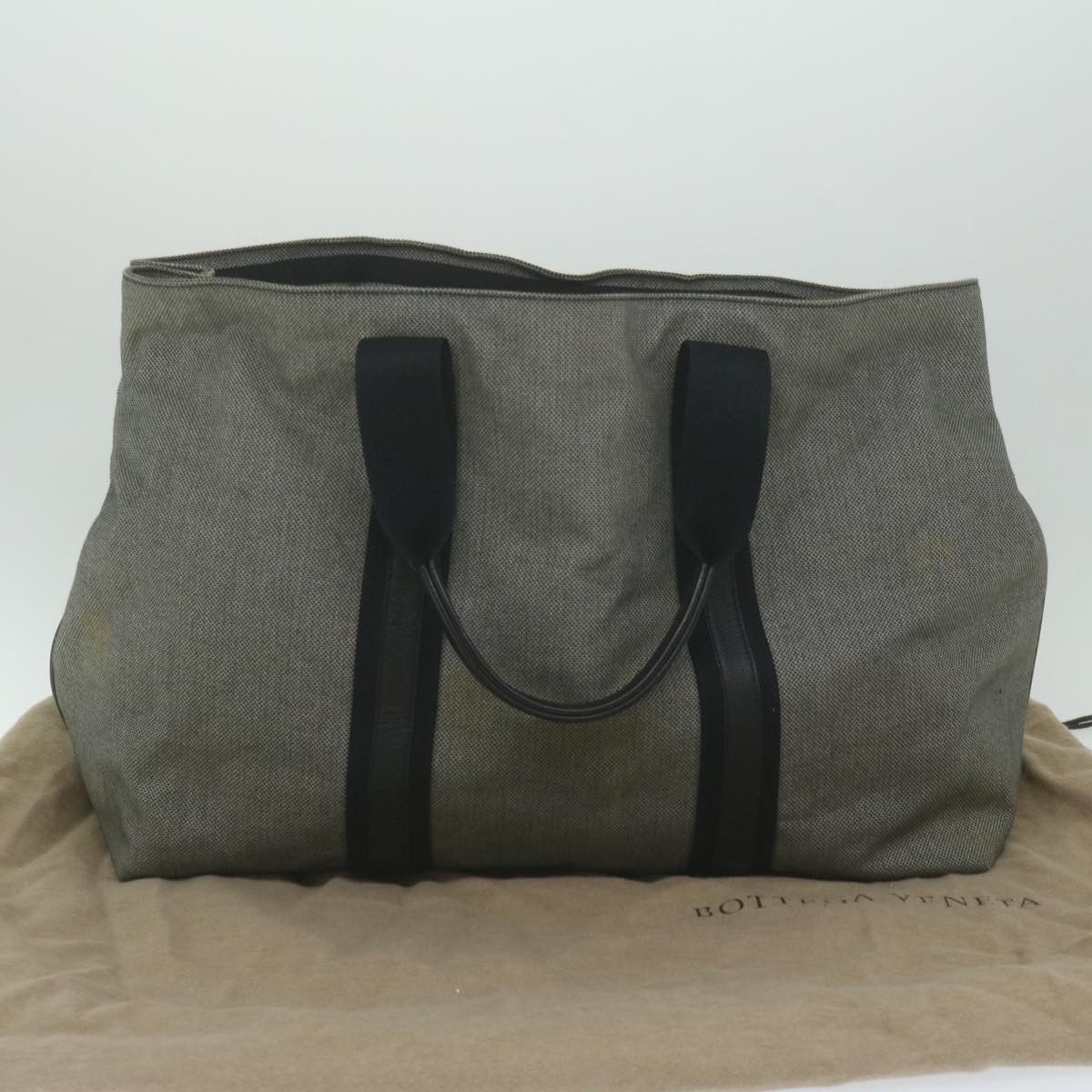 Bottega Veneta Cabas Grey Canvas Tote Bag (Pre-Owned) Size ONE SIZE - 9 Thumbnail