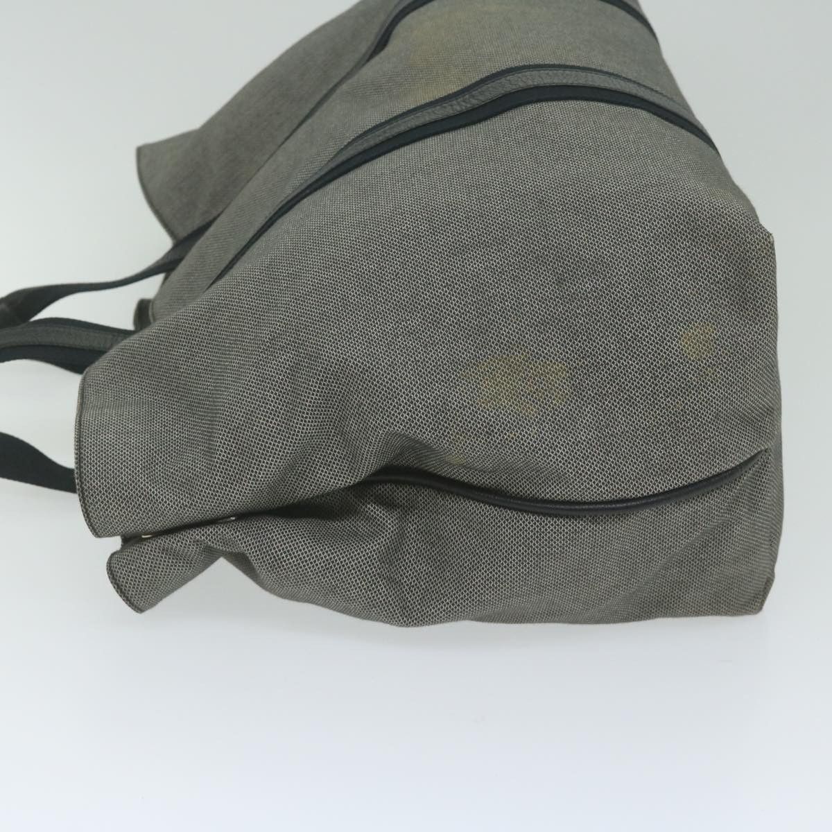 Bottega Veneta Cabas Grey Canvas Tote Bag (Pre-Owned) Size ONE SIZE - 12 Thumbnail