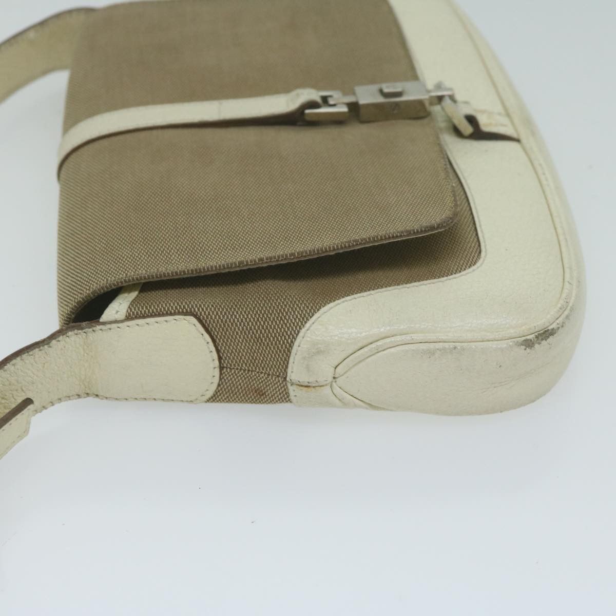 Gucci Jackie Beige Canvas Shoulder Bag (Pre-Owned) Size ONE SIZE - 14 Thumbnail