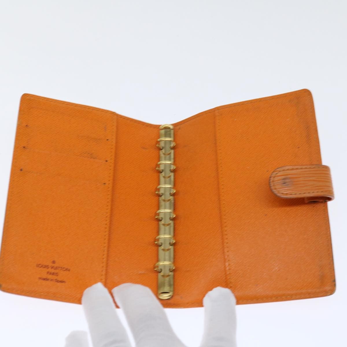 Louis Vuitton Agenda Pm Orange Leather Wallet (Pre-Owned) Size ONE SIZE - 5 Thumbnail