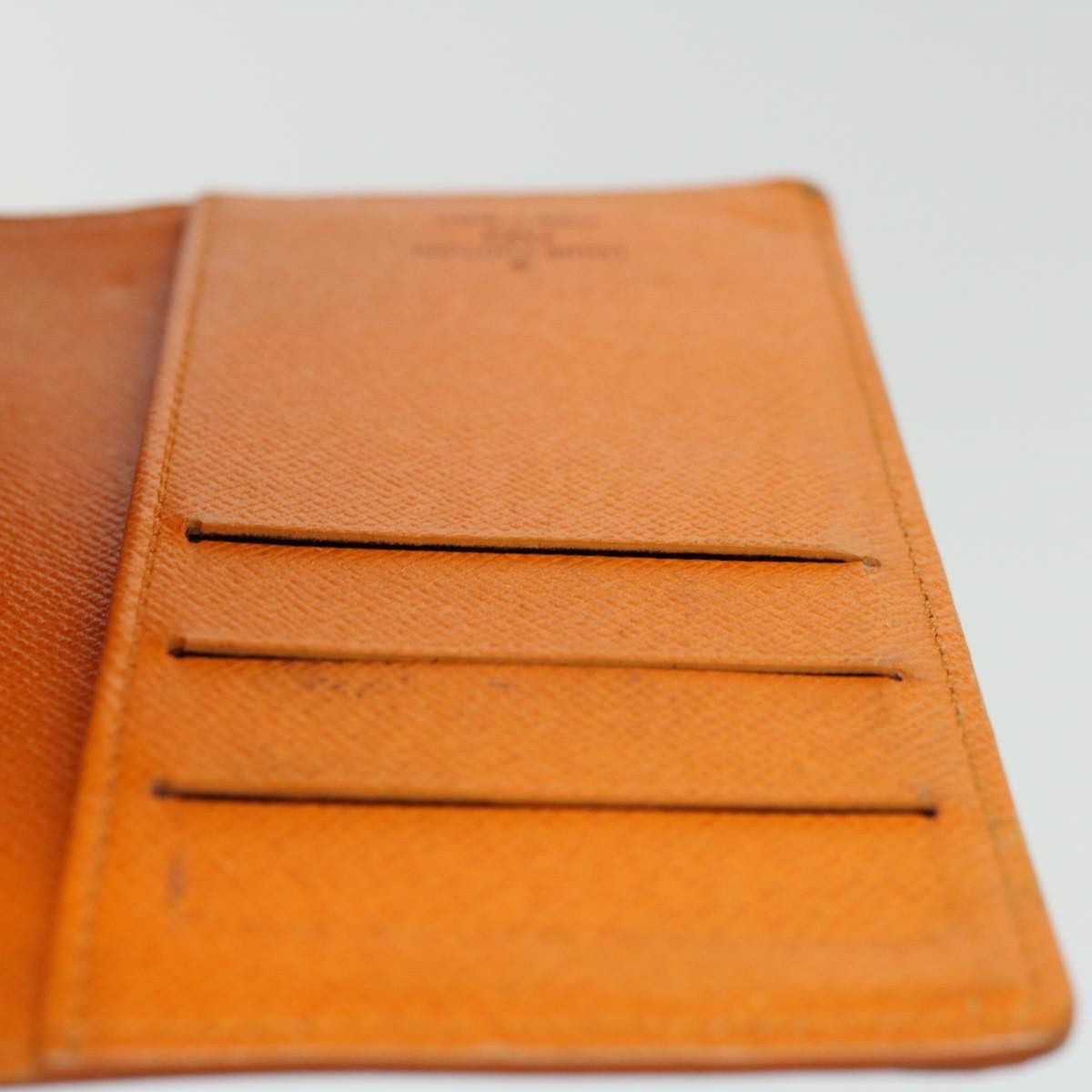 Louis Vuitton Agenda Pm Orange Leather Wallet (Pre-Owned) Size ONE SIZE - 18 Thumbnail