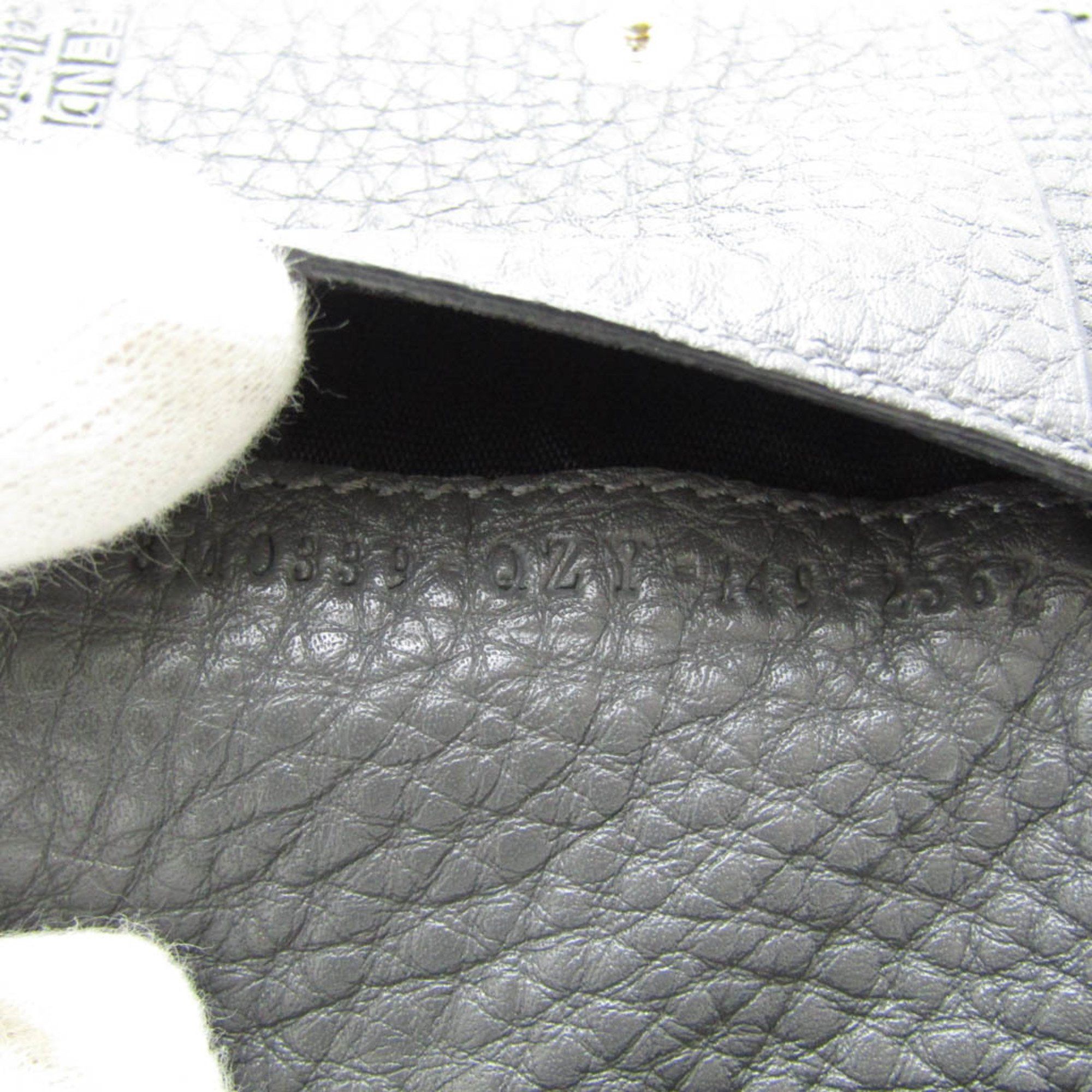 Fendi Selleria Grey Leather Wallet (Pre-Owned) Size ONE SIZE - 5 Thumbnail