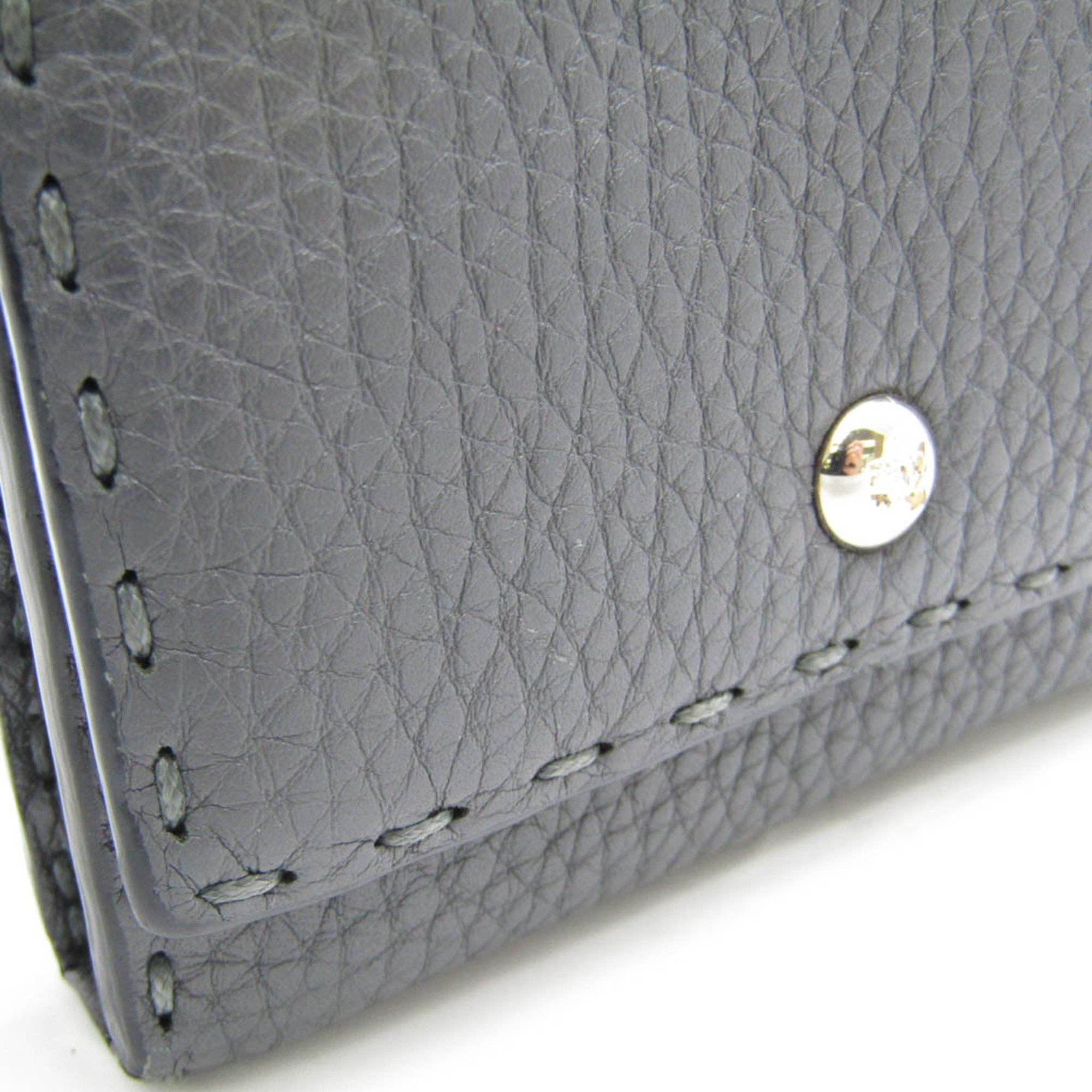 Fendi Selleria Grey Leather Wallet (Pre-Owned) Size ONE SIZE - 12 Thumbnail
