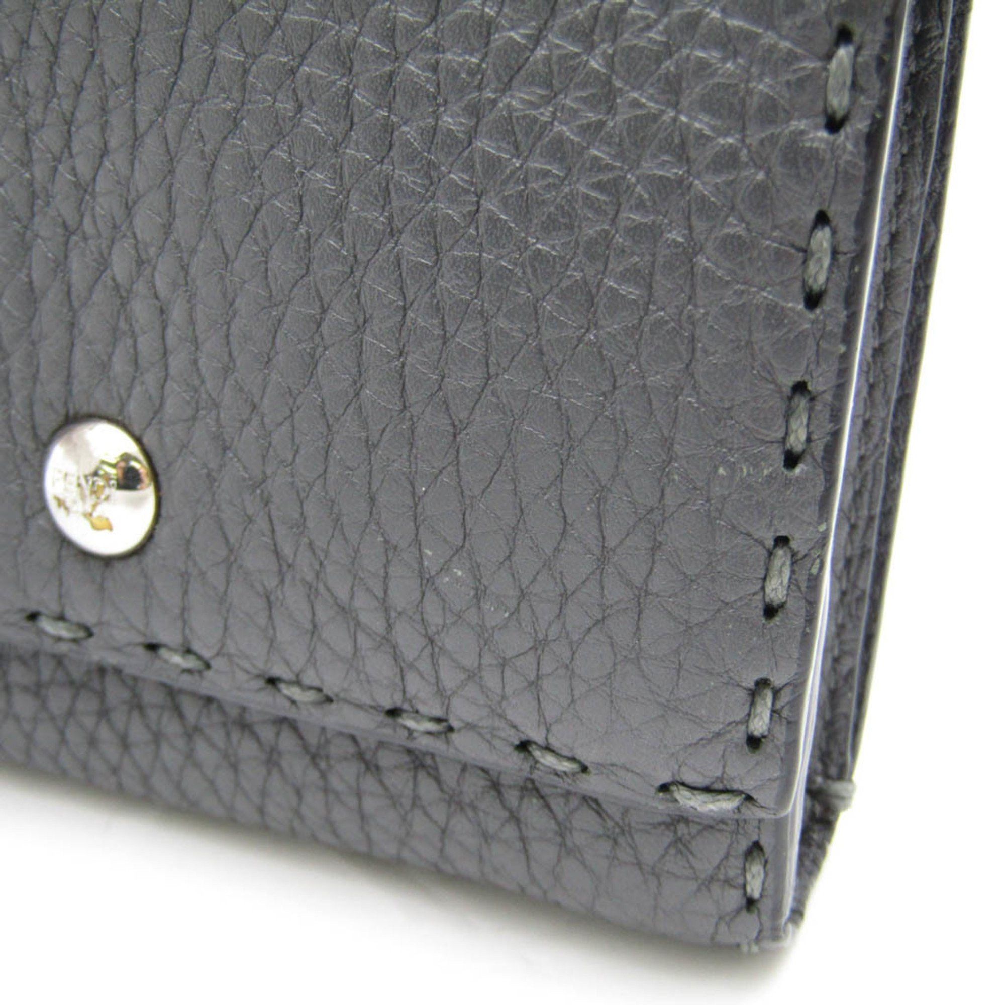 Fendi Selleria Grey Leather Wallet (Pre-Owned) Size ONE SIZE - 8 Thumbnail