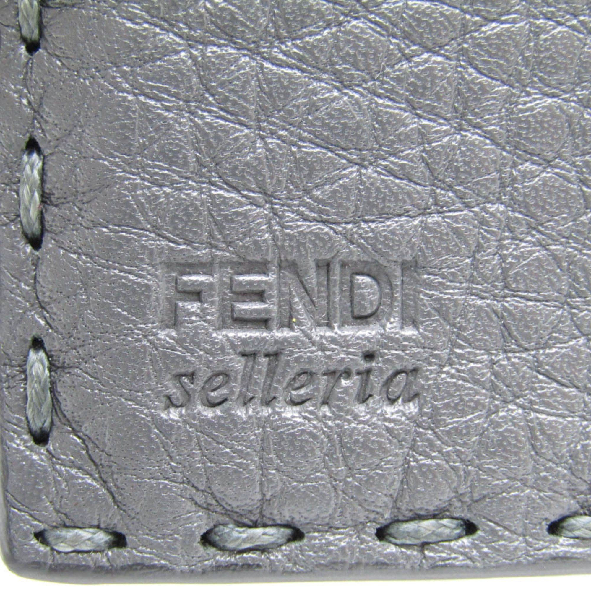 Fendi Selleria Grey Leather Wallet (Pre-Owned) Size ONE SIZE - 6 Thumbnail