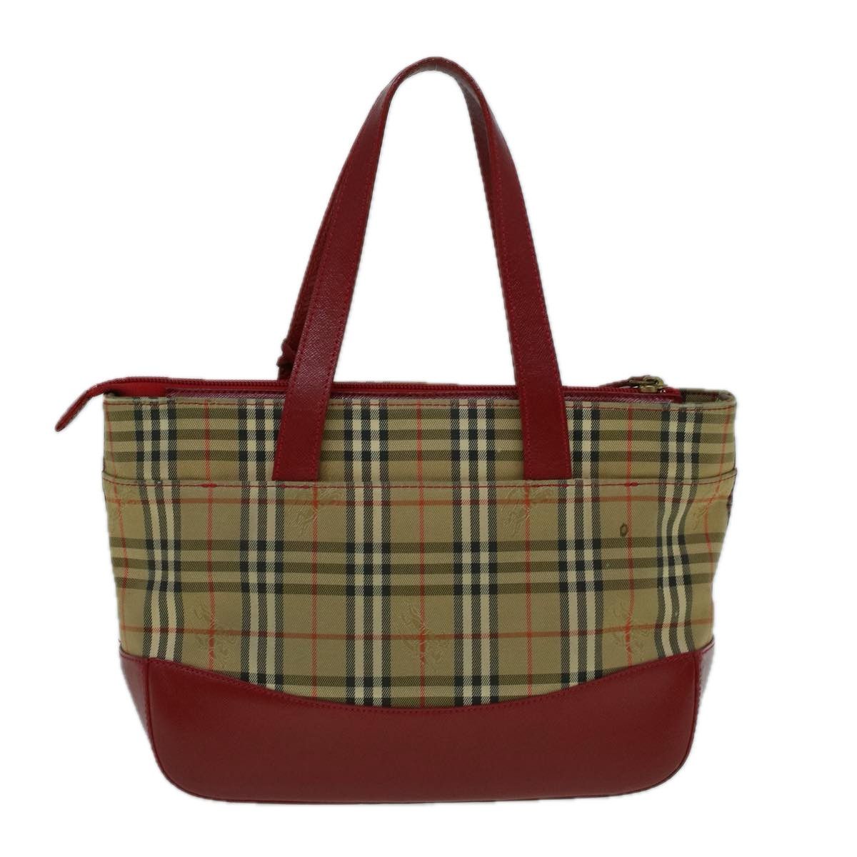 Burberry Nova Check Beige Canvas Handbag (Pre-Owned) Size ONE SIZE - 2 Thumbnail