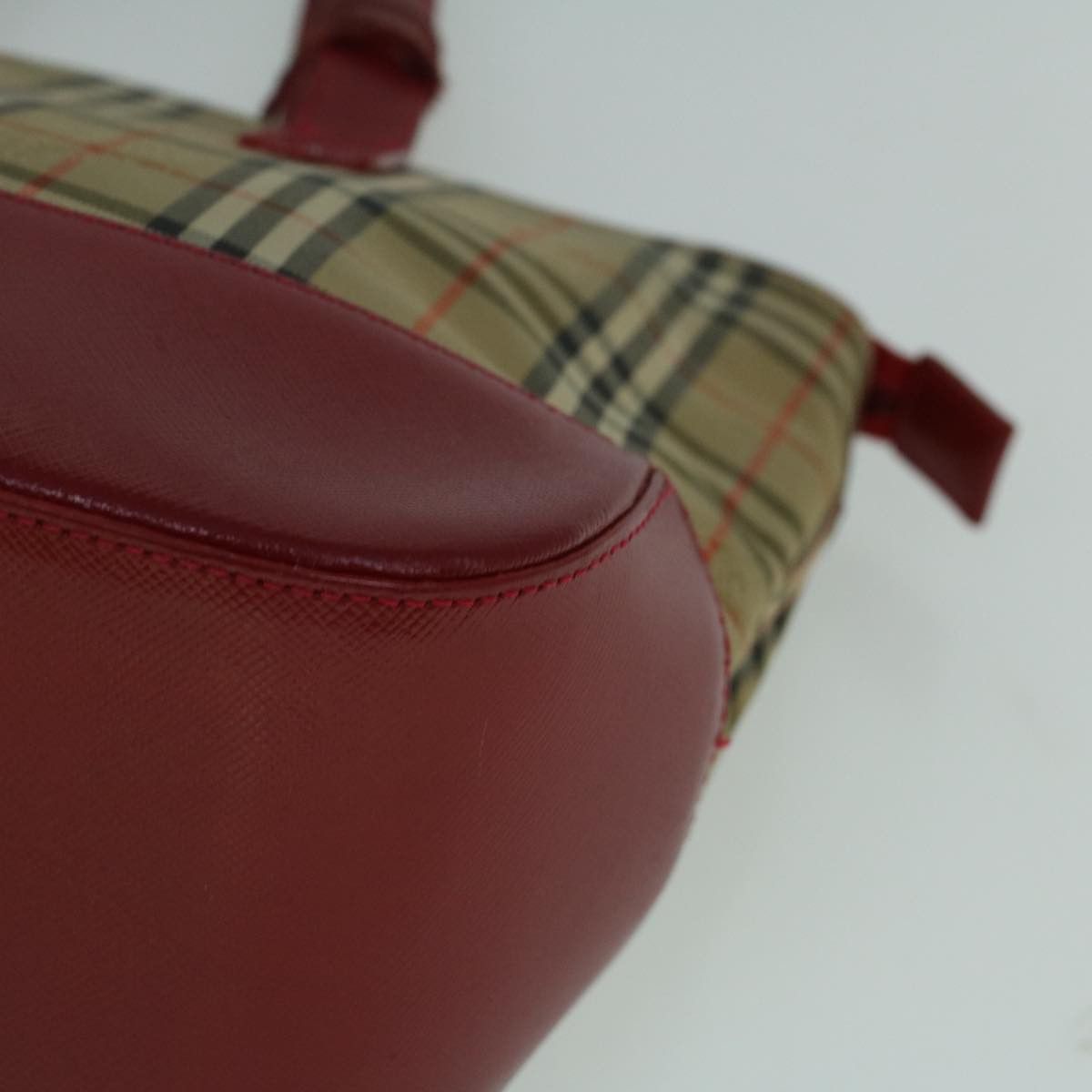 Burberry Nova Check Beige Canvas Handbag (Pre-Owned) Size ONE SIZE - 13 Thumbnail