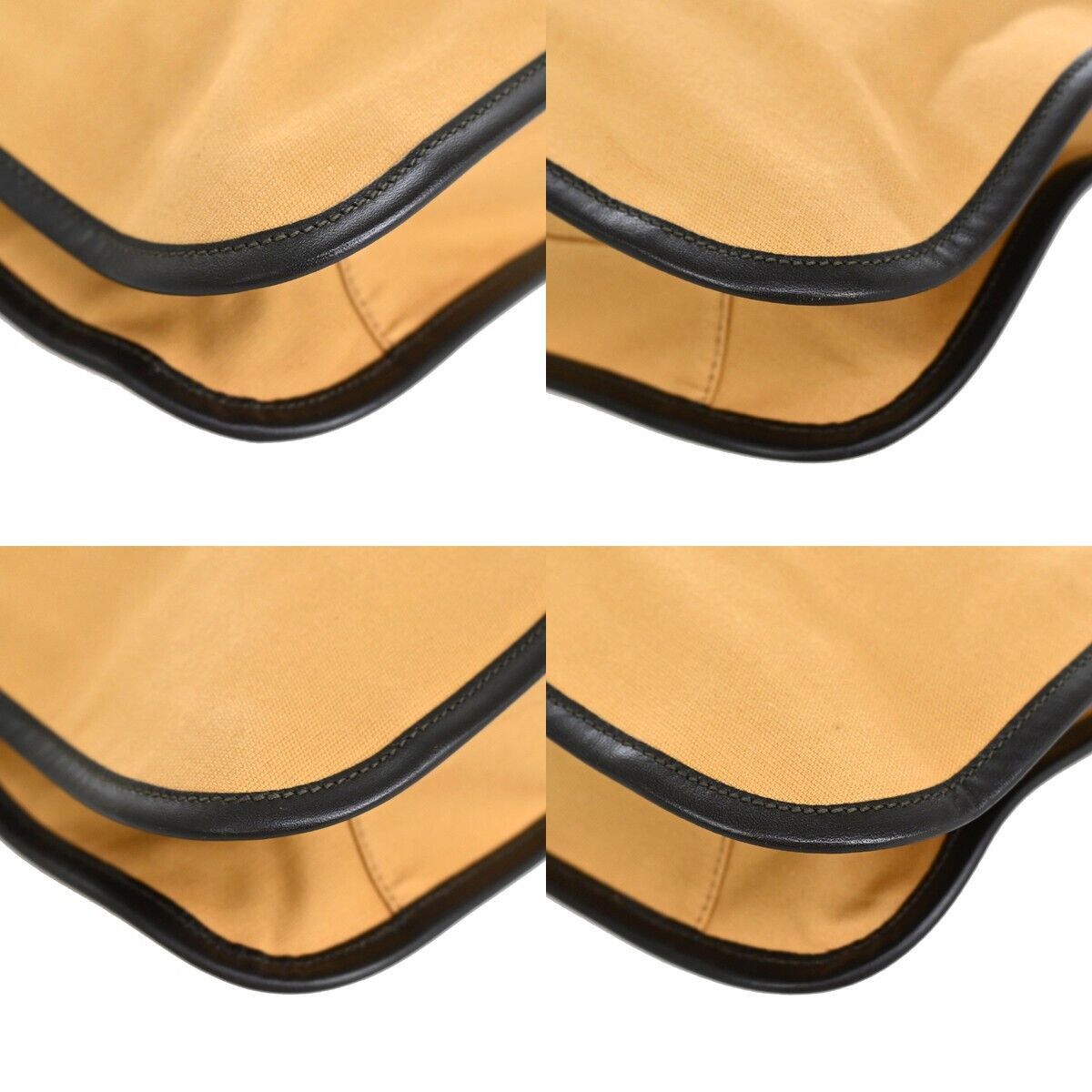 Gucci Sherry Camel Canvas Shoulder Bag (Pre-Owned) Size ONE SIZE - 5 Thumbnail