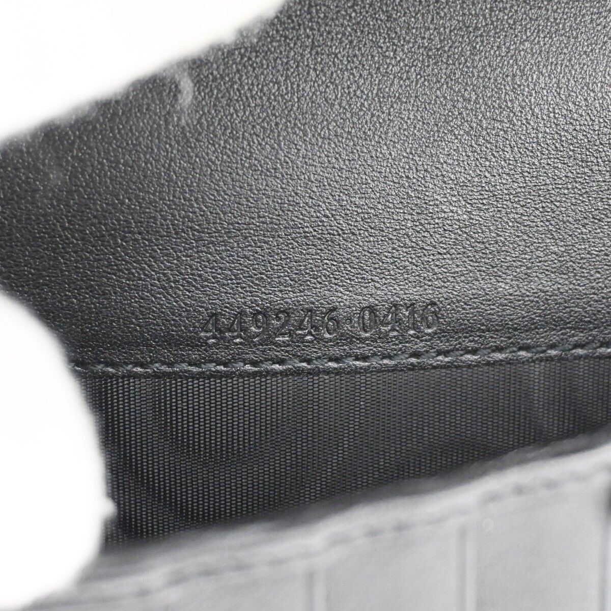 Gucci Micro ssima Black Leather Wallet (Pre-Owned) Size ONE SIZE - 8 Thumbnail